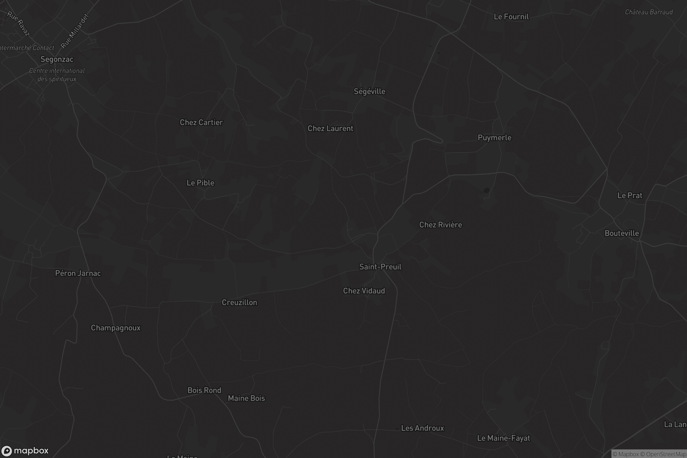 Carte de Saint-Preuil