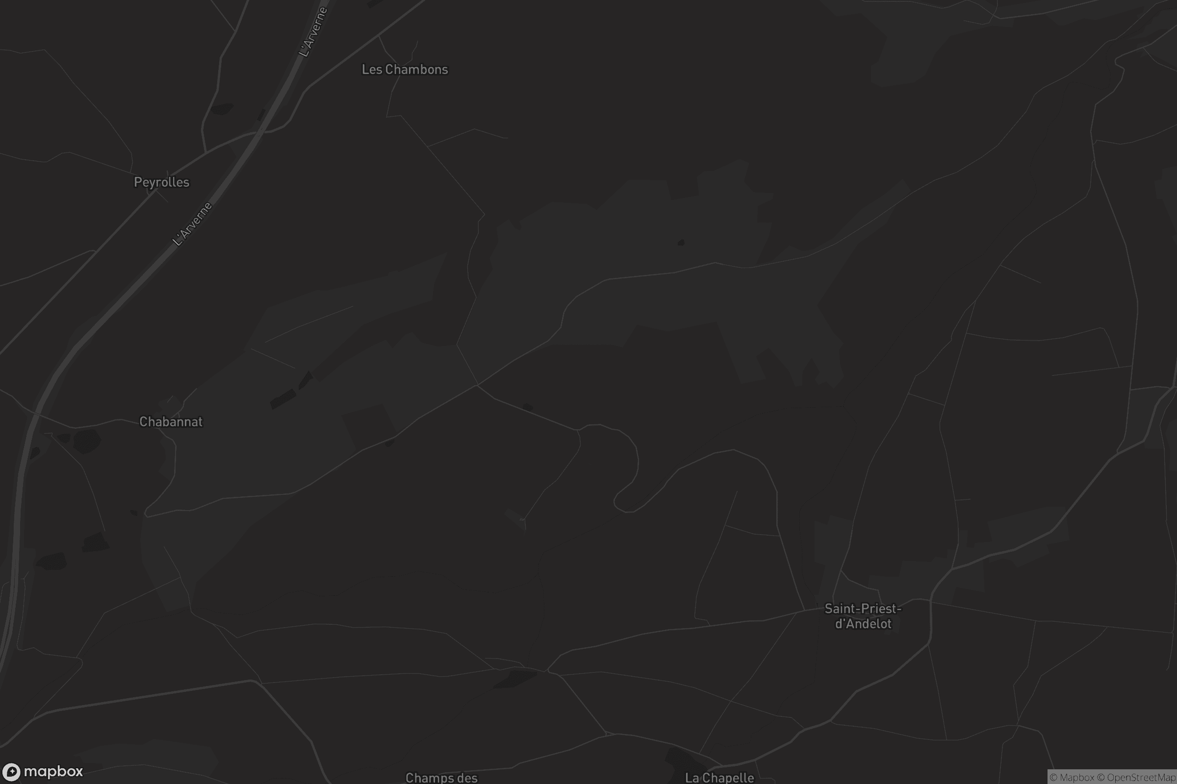 Carte de Saint-Priest-d'Andelot