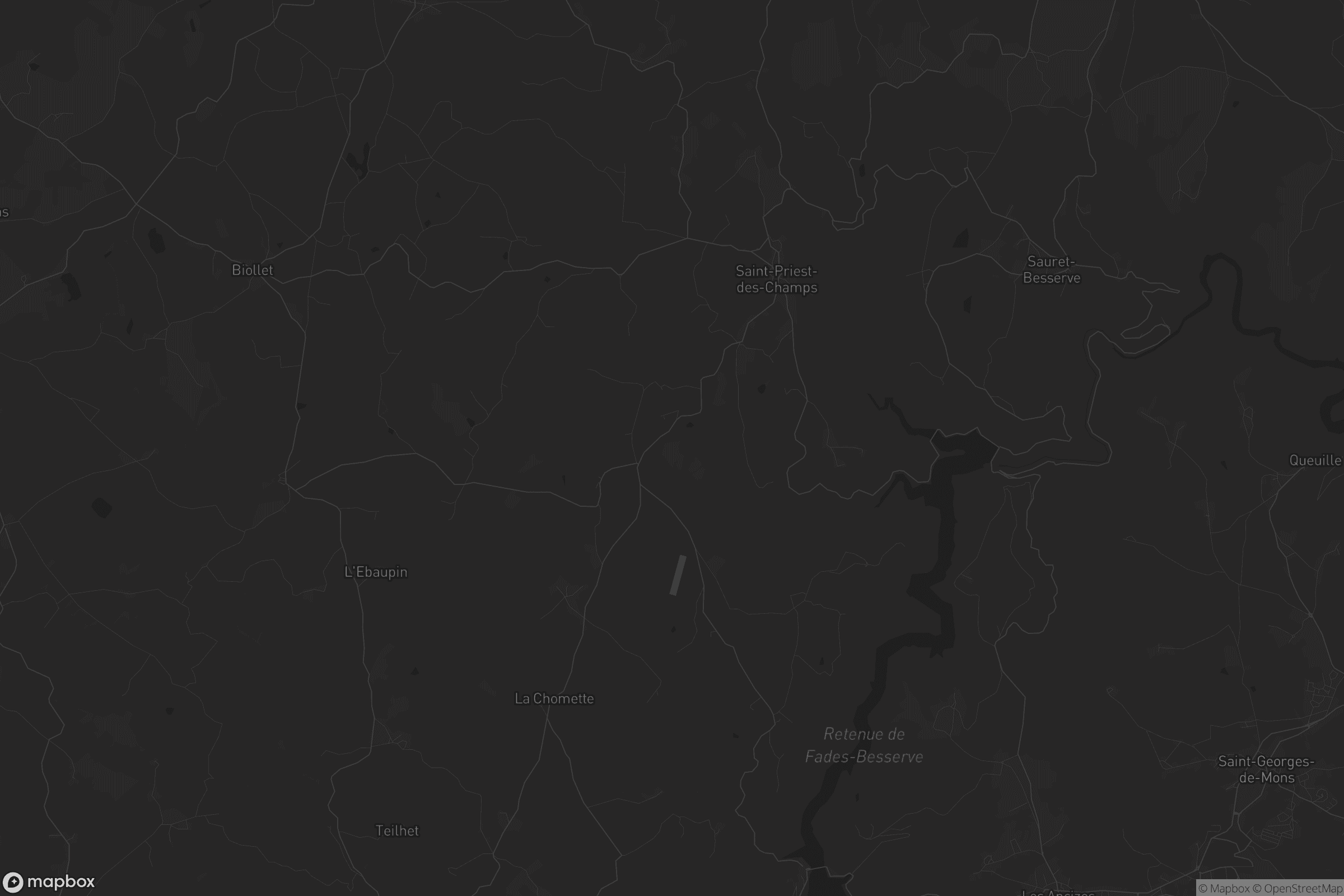 Carte de Saint-Priest-des-Champs