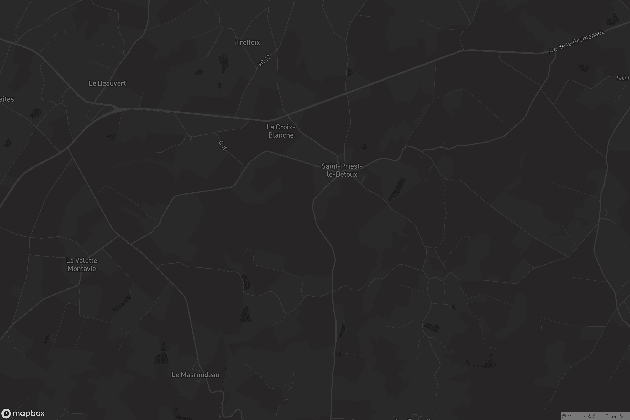 Carte de Saint-Priest-le-Betoux