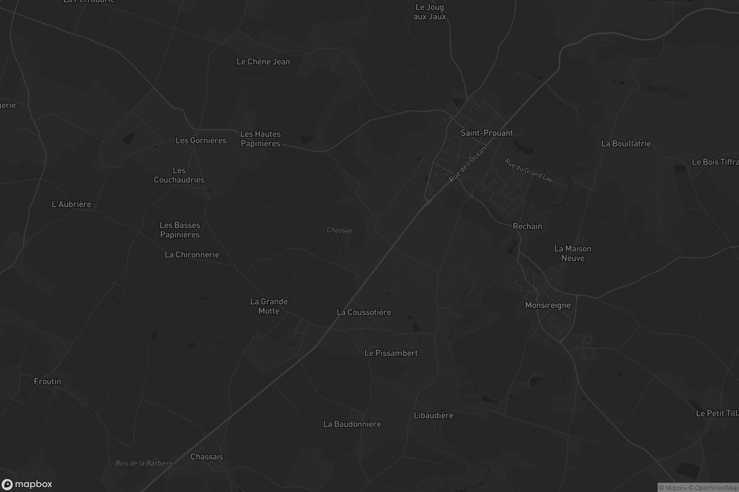 Carte de Saint-Prouant