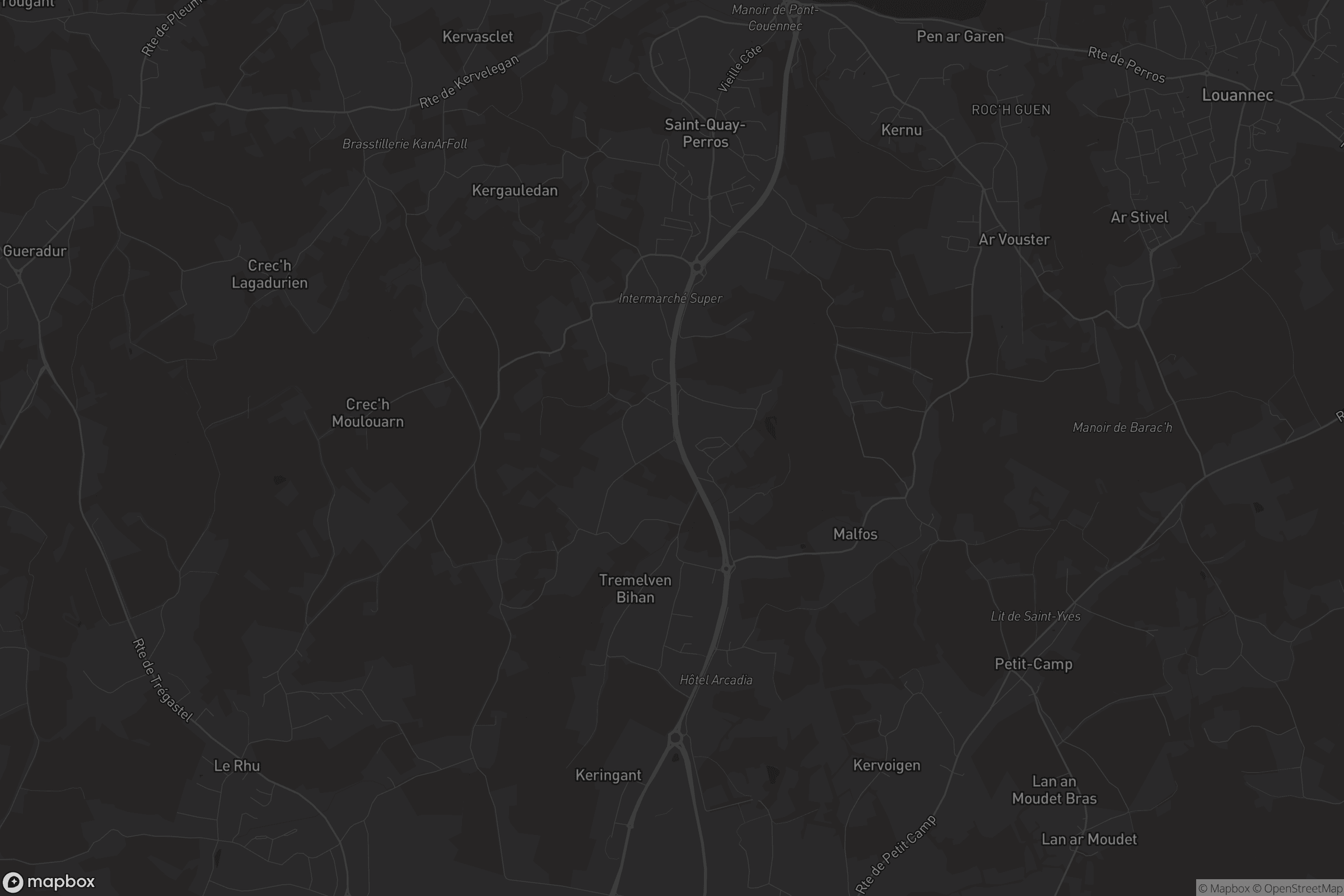 Carte de Saint-Quay-Perros