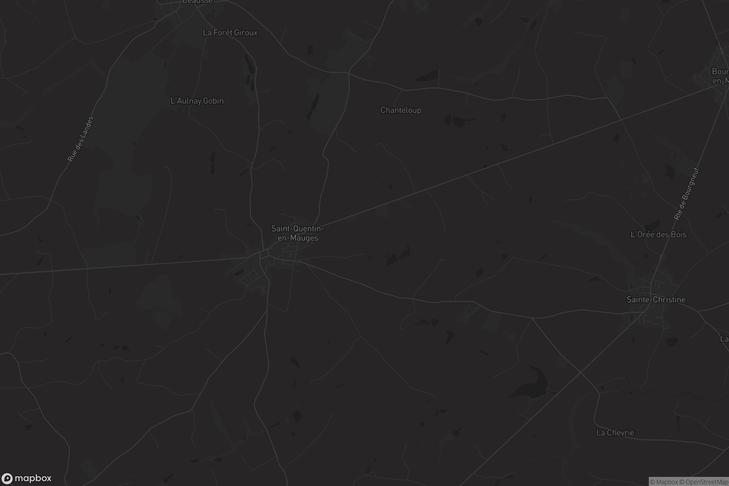 Carte de Saint-Quentin-en-Mauges