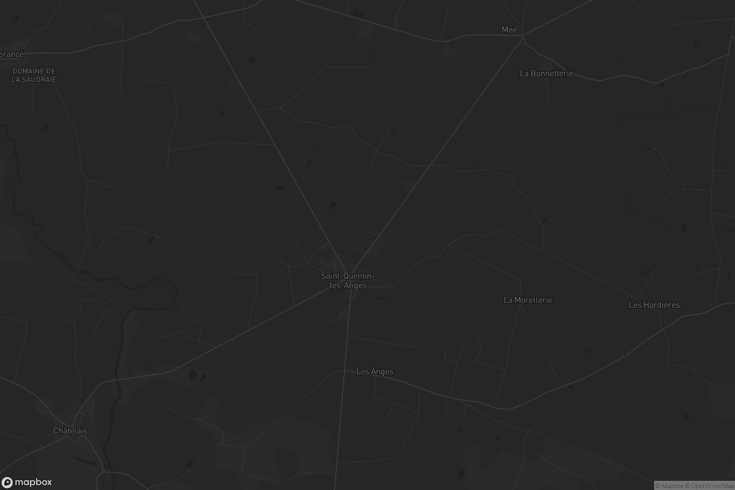 Carte de Saint-Quentin-les-Anges