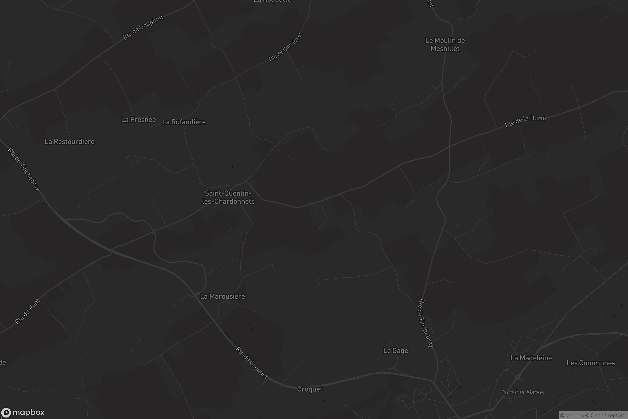 Carte de Saint-Quentin-les-Chardonnets