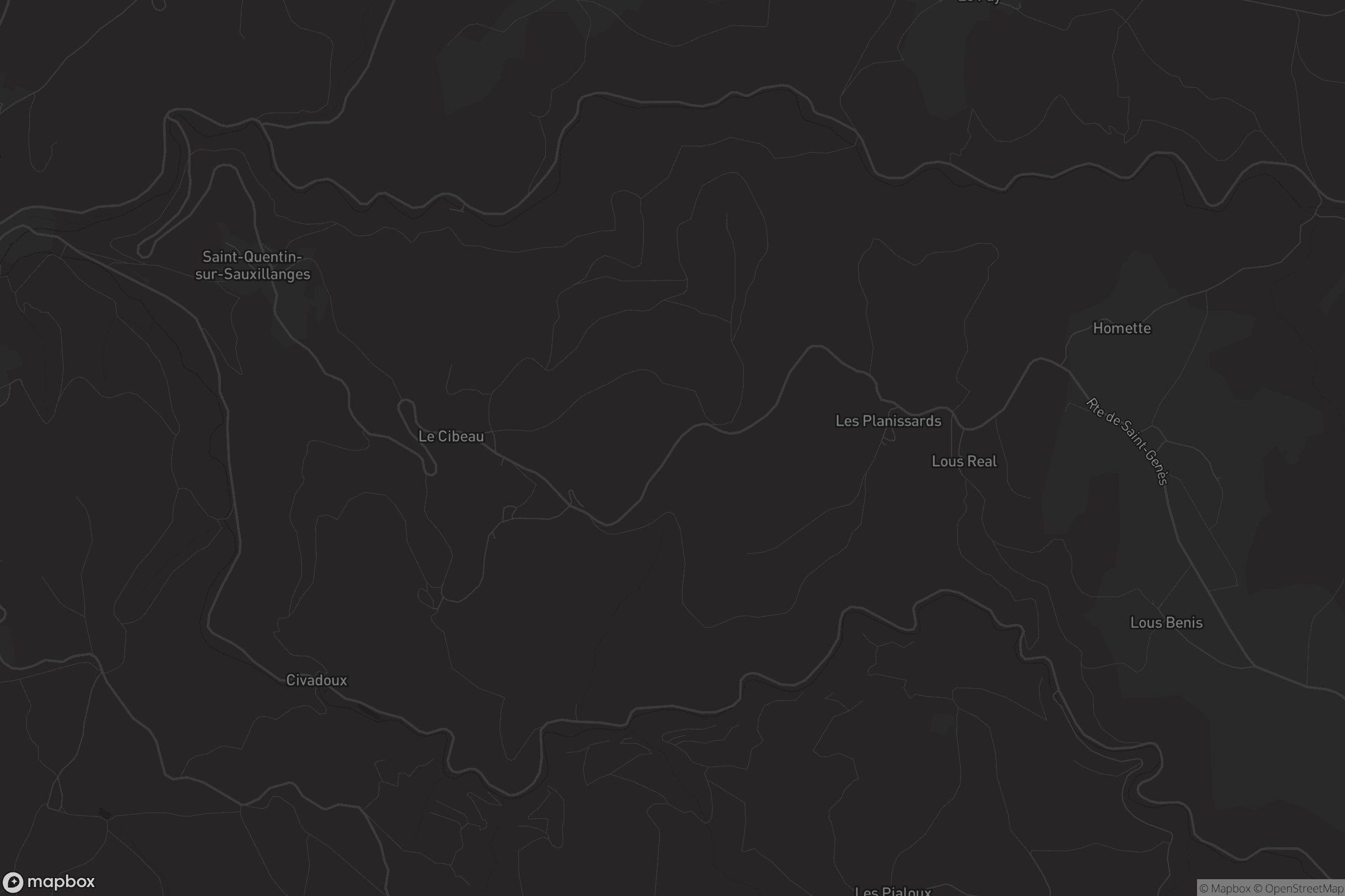 Carte de Saint-Quentin-sur-Sauxillanges