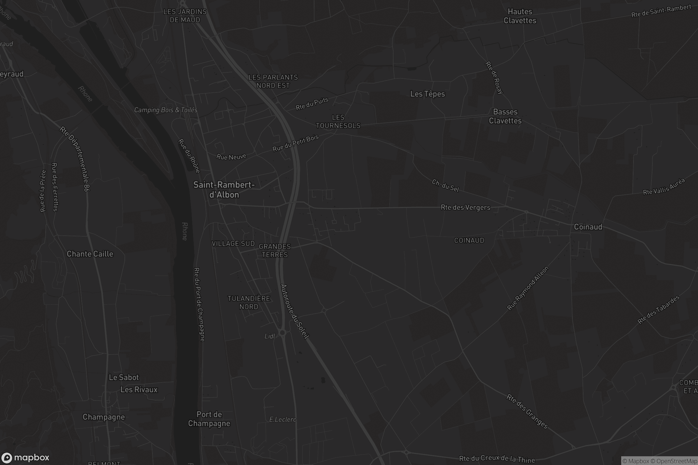 Carte de Saint-Rambert-d'Albon