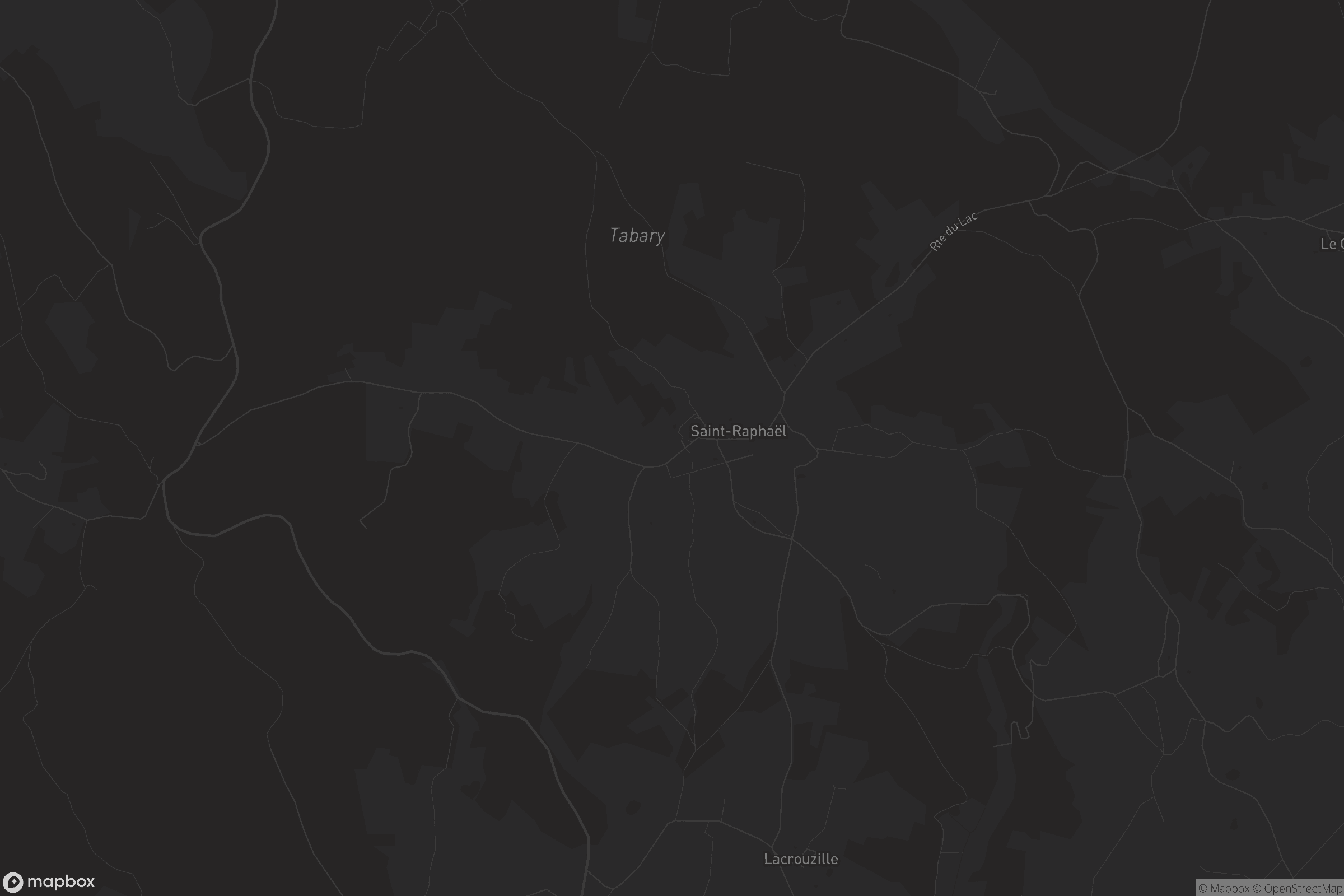 Carte de Saint-Raphaël