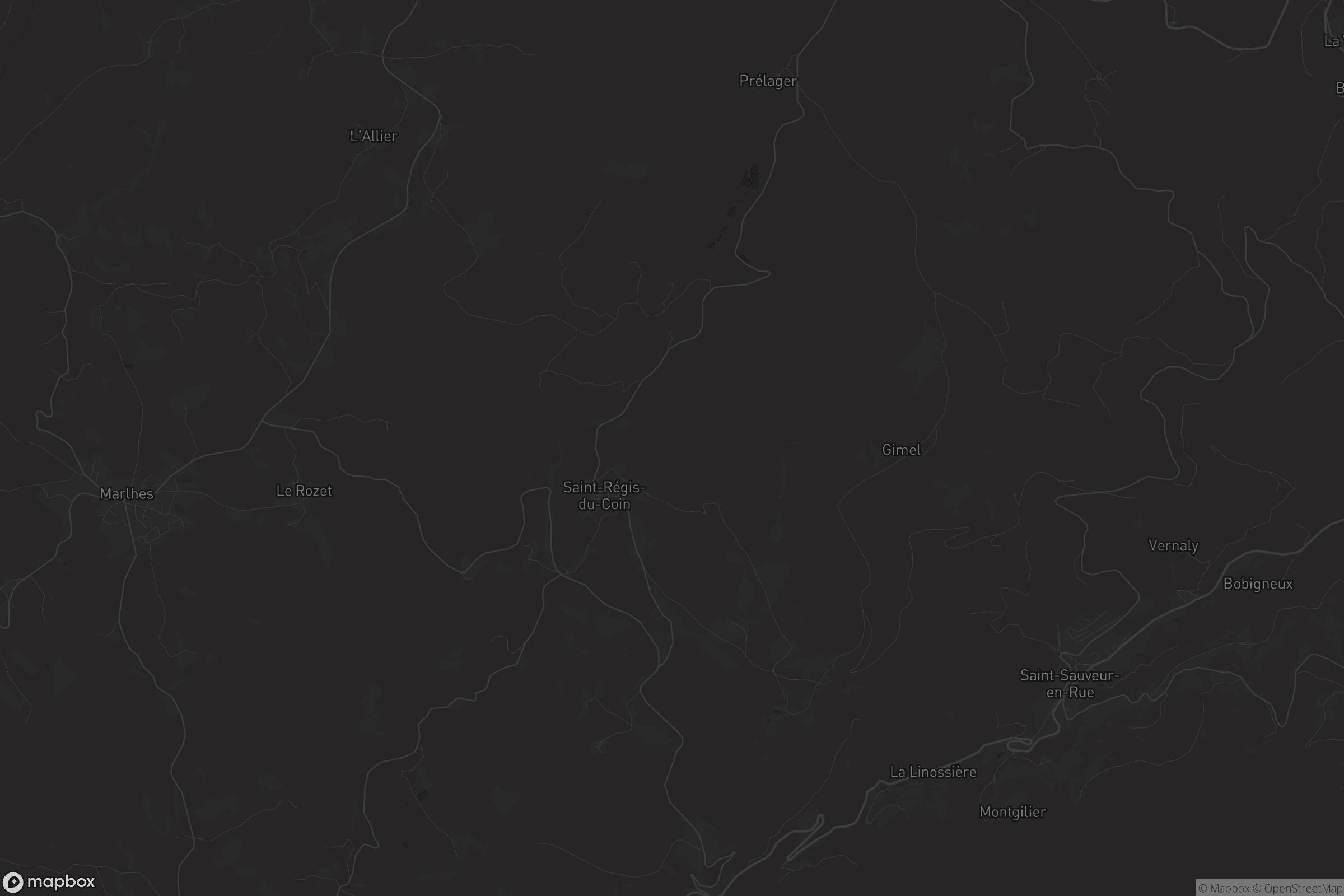 Carte de Saint-Régis-du-Coin