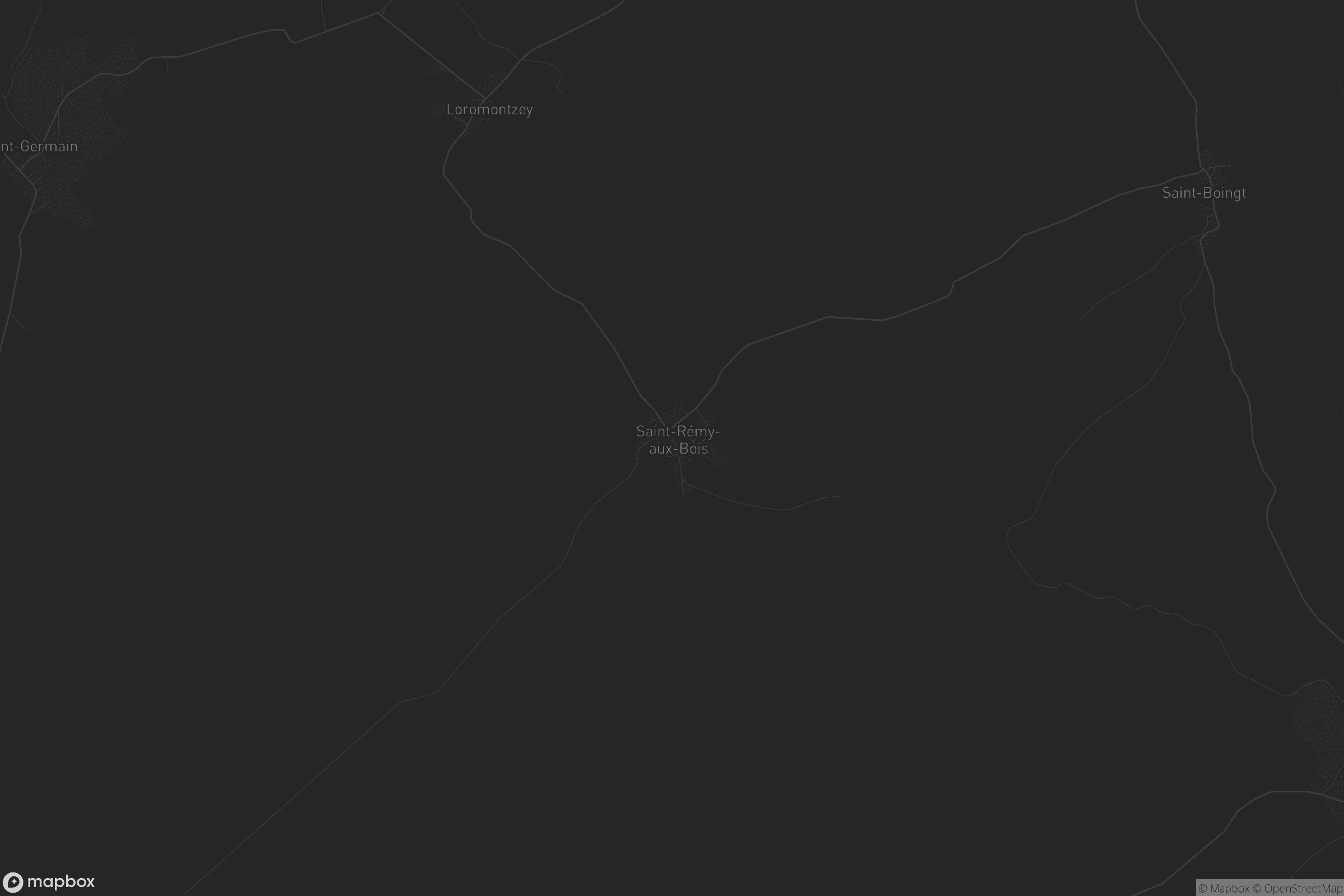 Carte de Saint-Rémy-aux-Bois