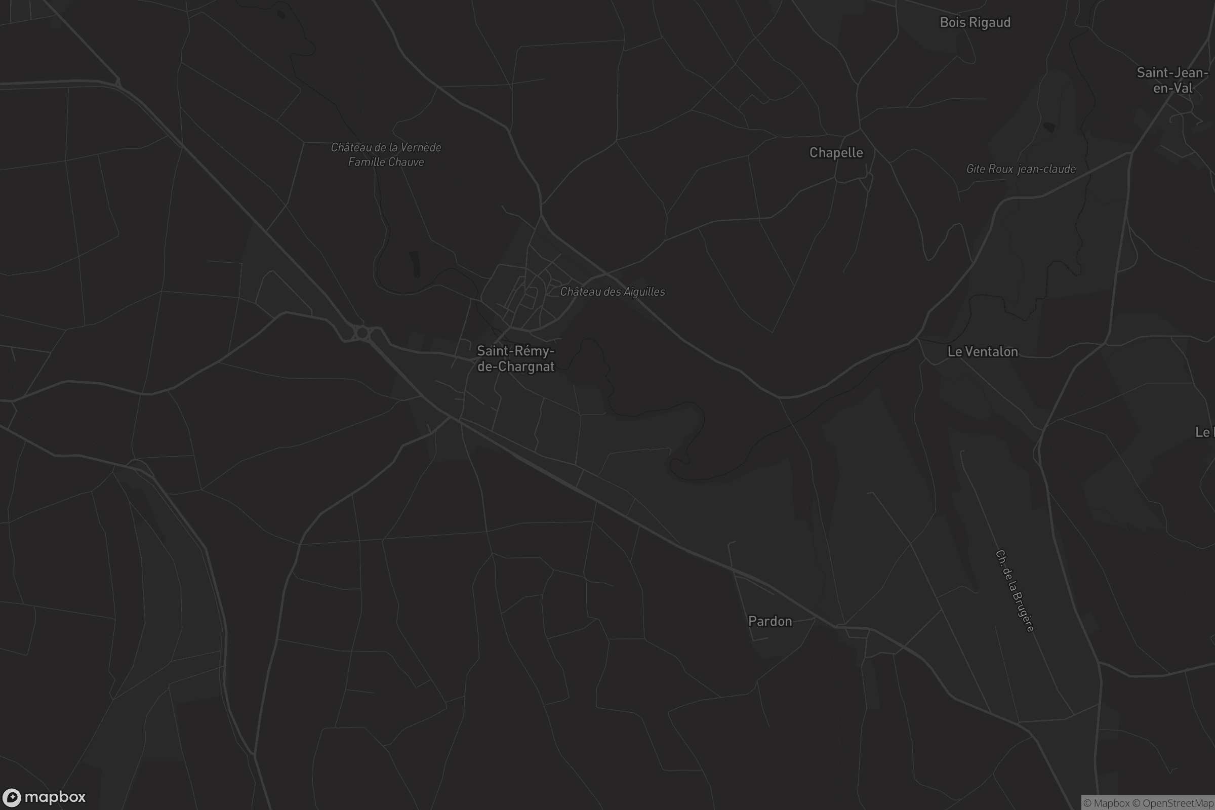 Carte de Saint-Rémy-de-Chargnat