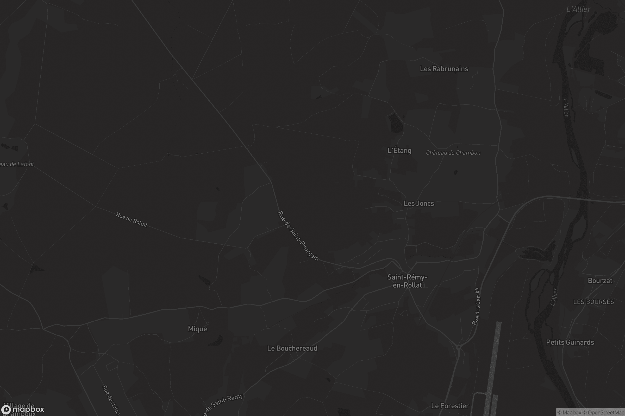 Carte de Saint-Rémy-en-Rollat