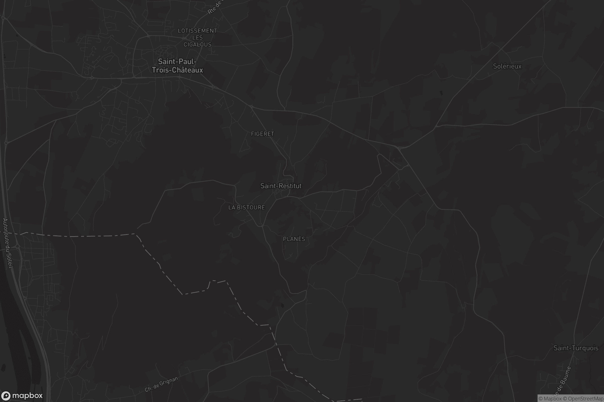 Carte de Saint-Restitut