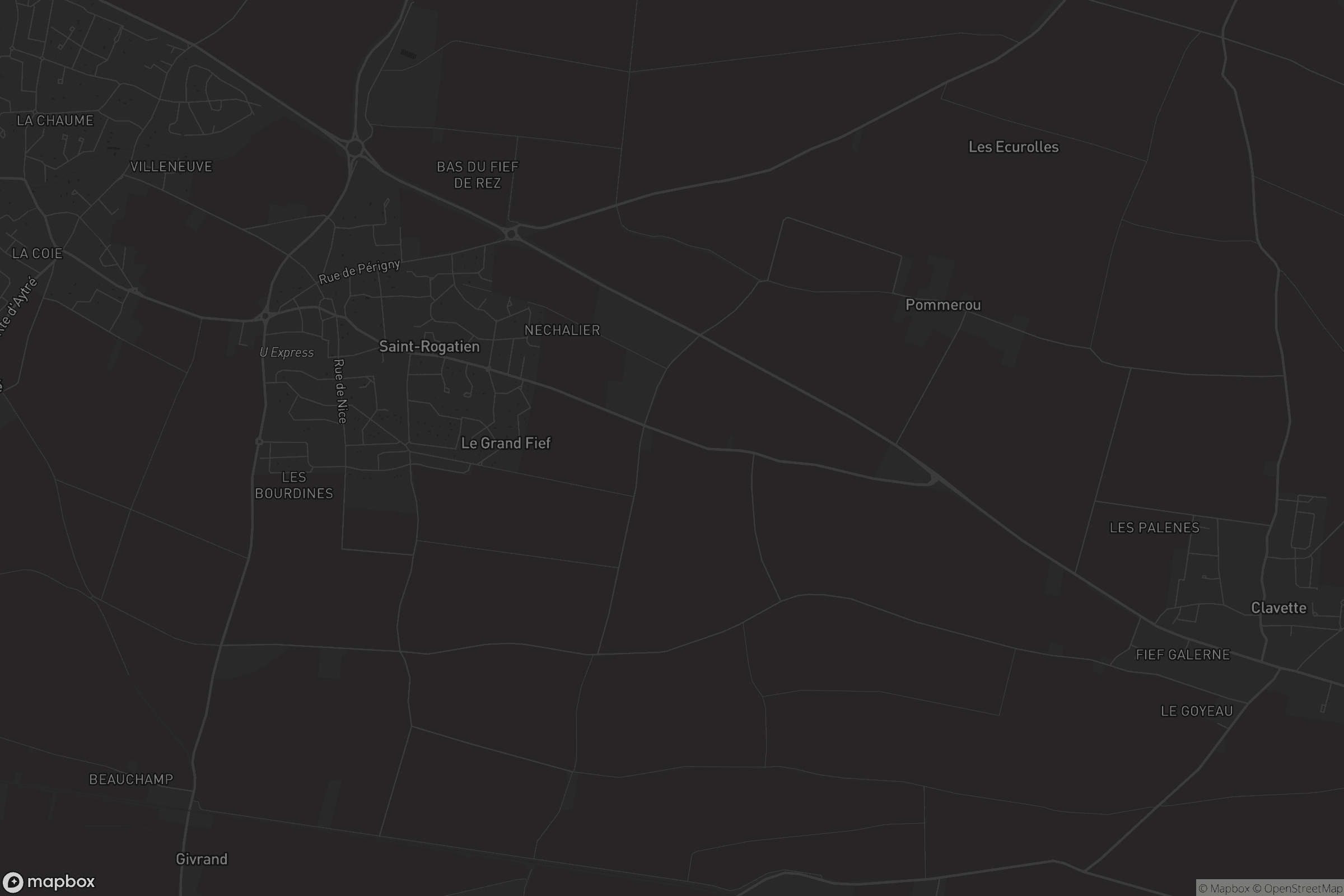 Carte de Saint-Rogatien