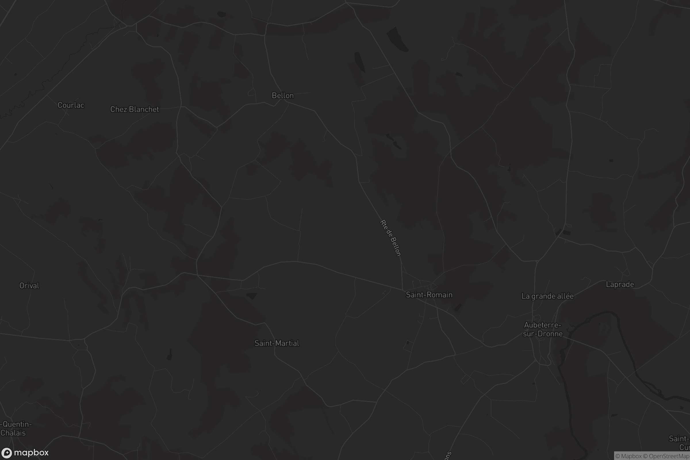 Carte de Saint-Romain