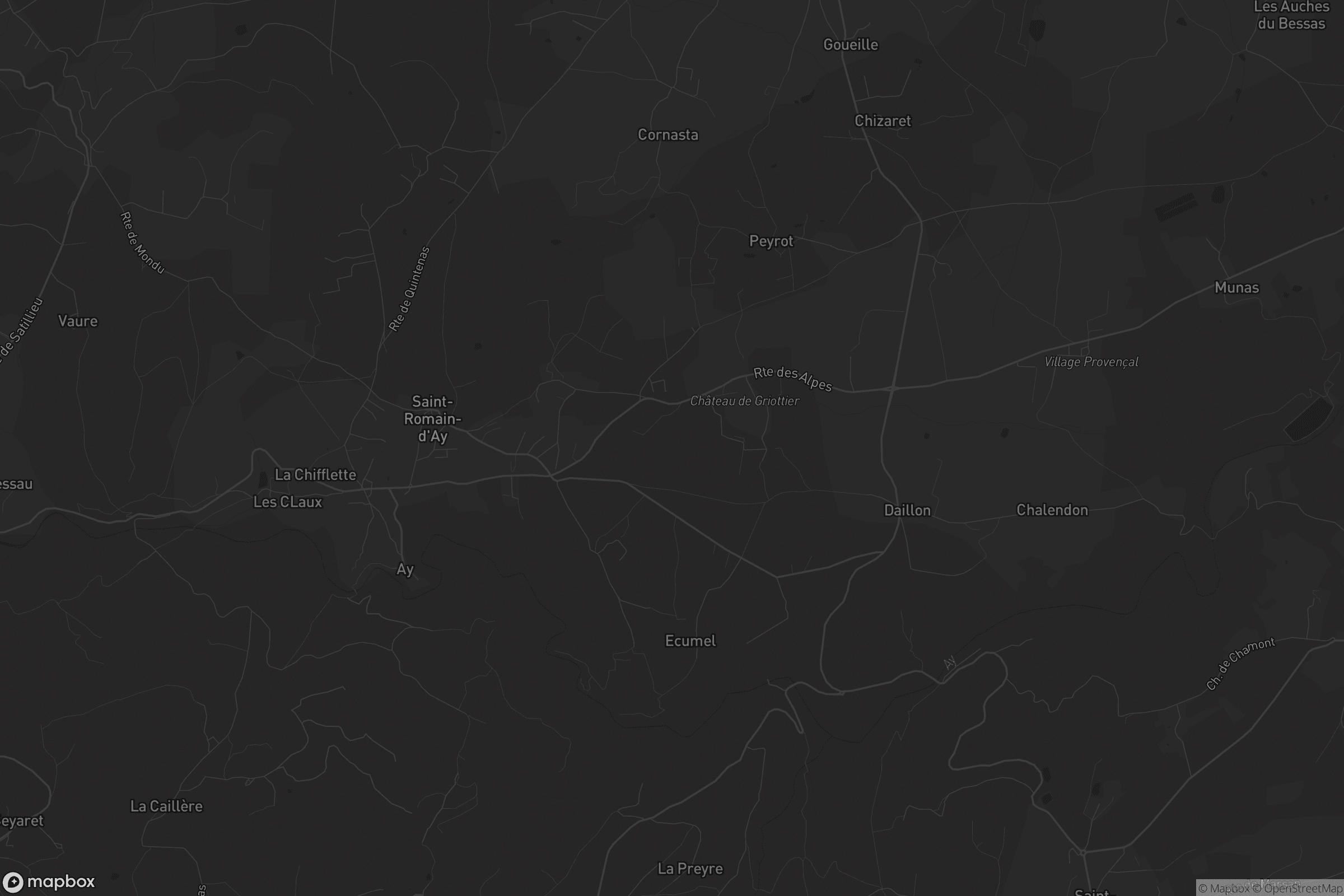 Carte de Saint-Romain-d'Ay