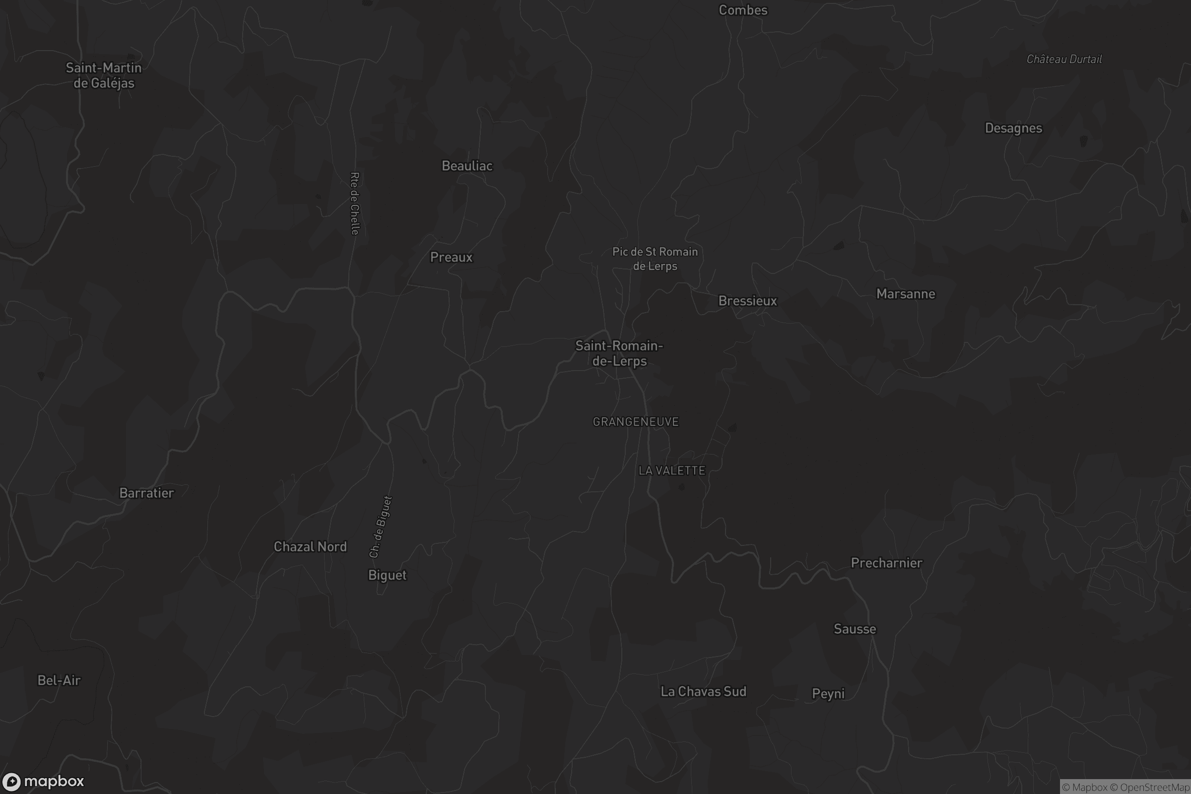 Carte de Saint-Romain-de-Lerps