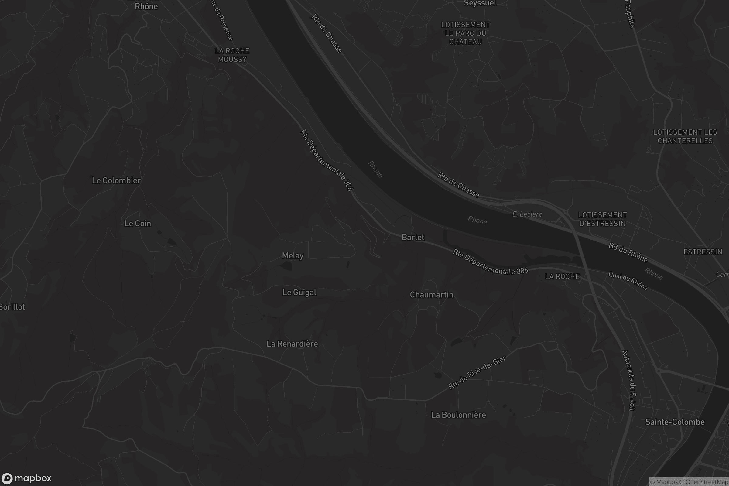 Carte de Saint-Romain-en-Gal