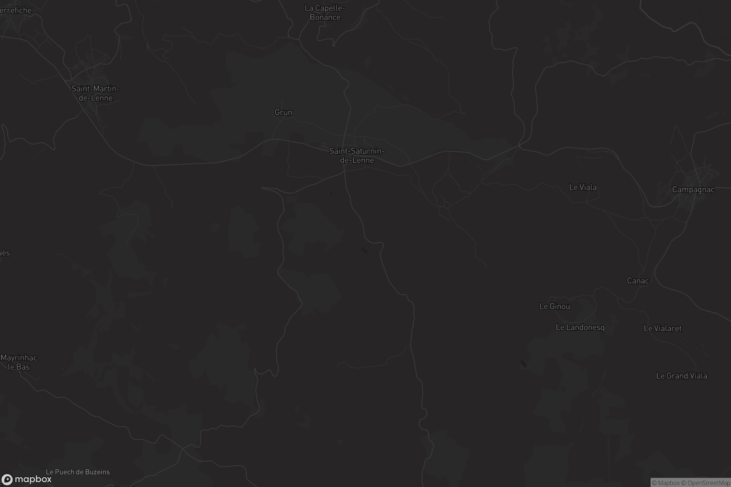 Carte de Saint-Saturnin-de-Lenne