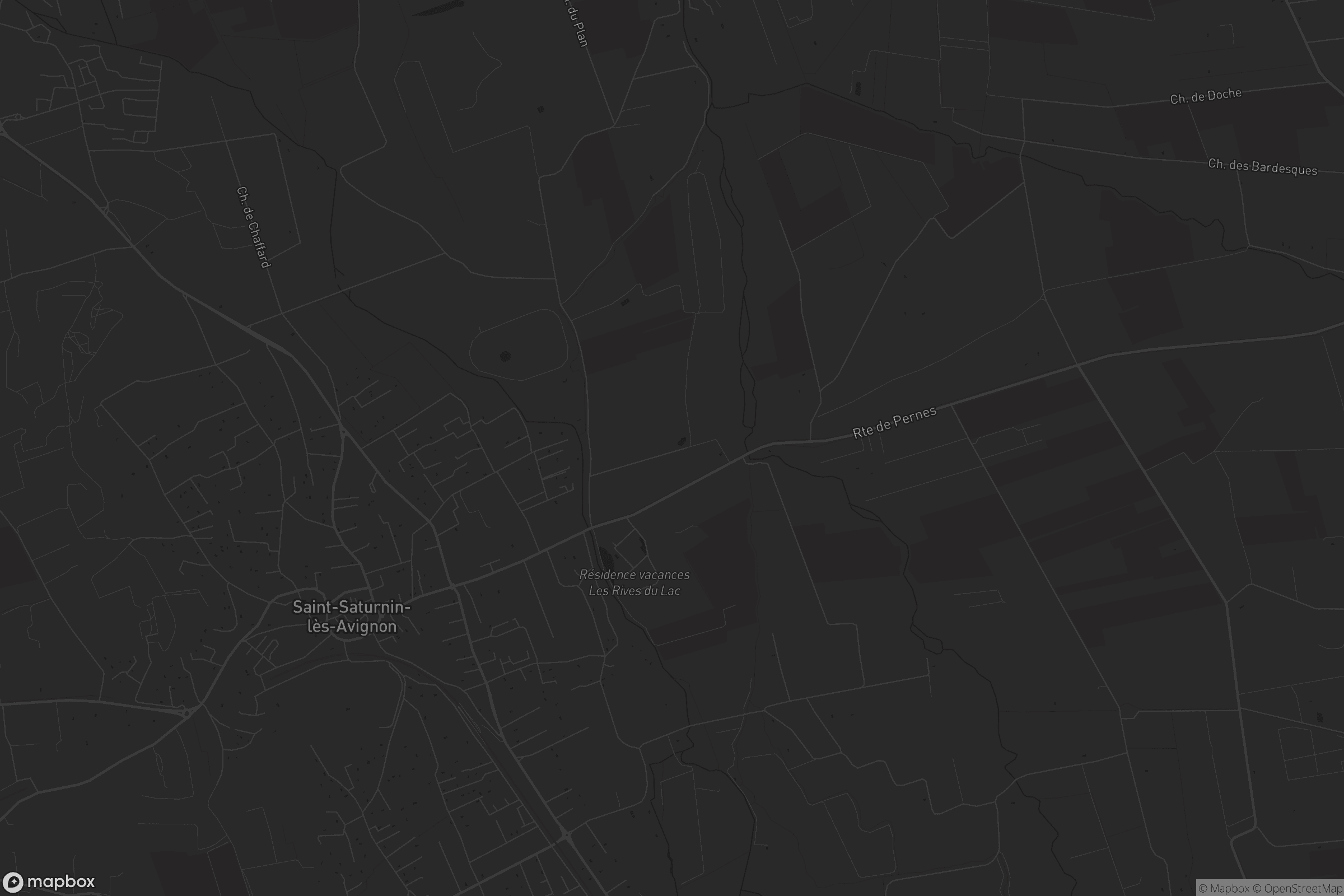 Carte de Saint-Saturnin-lès-Avignon