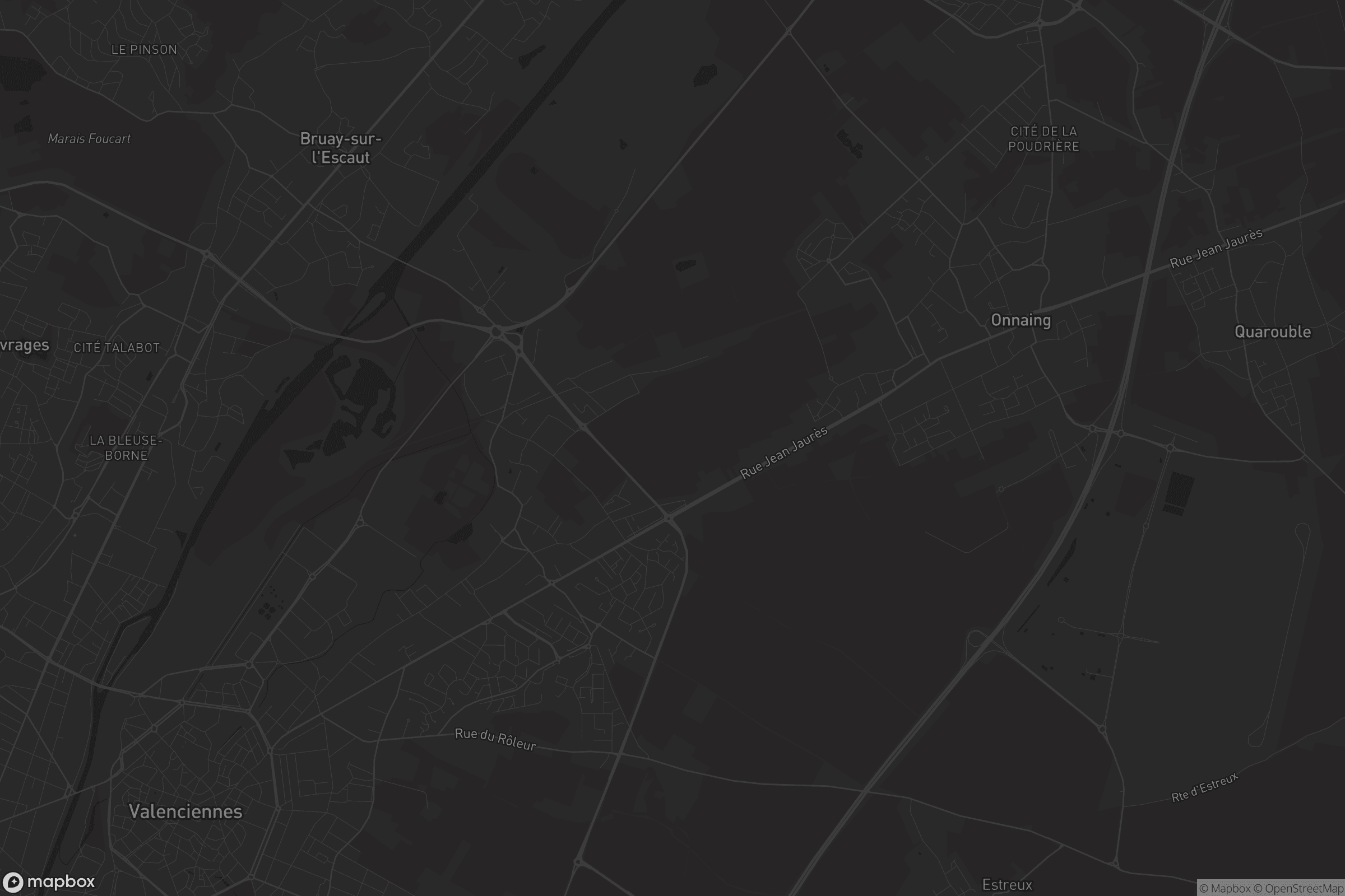 Carte de Saint-Saulve