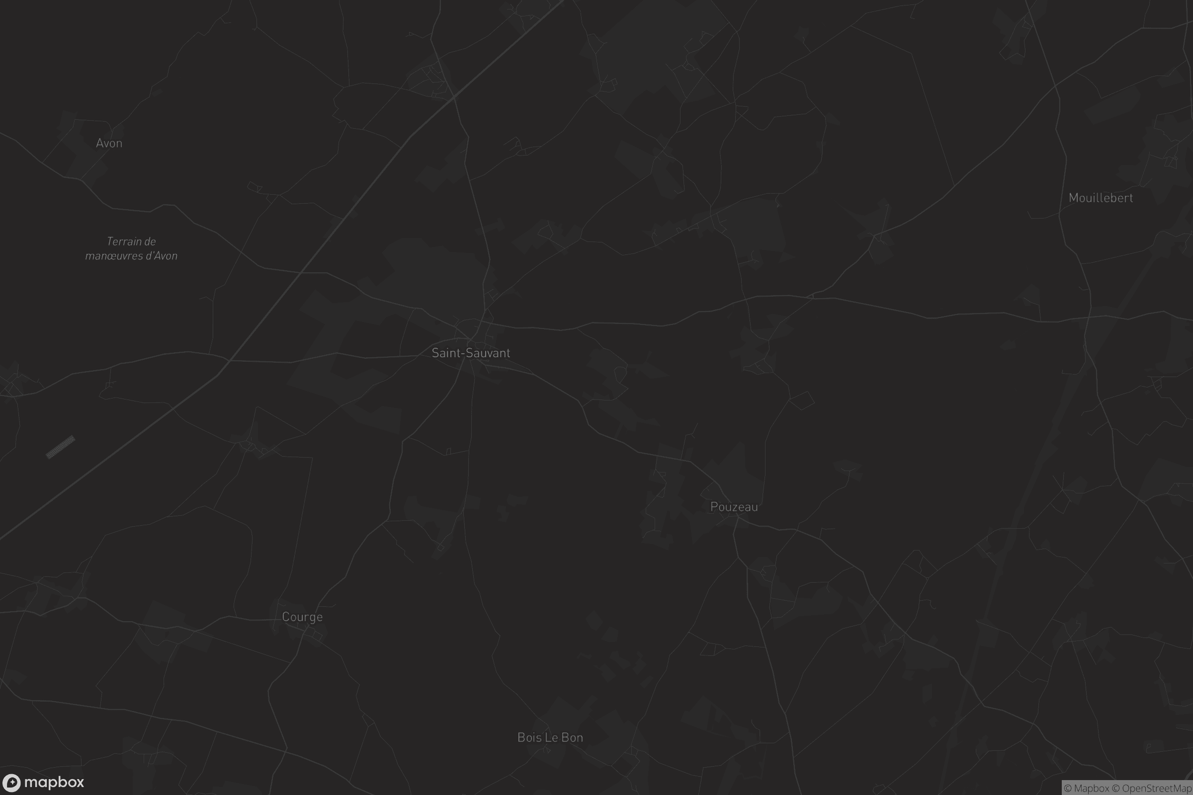 Carte de Saint-Sauvant