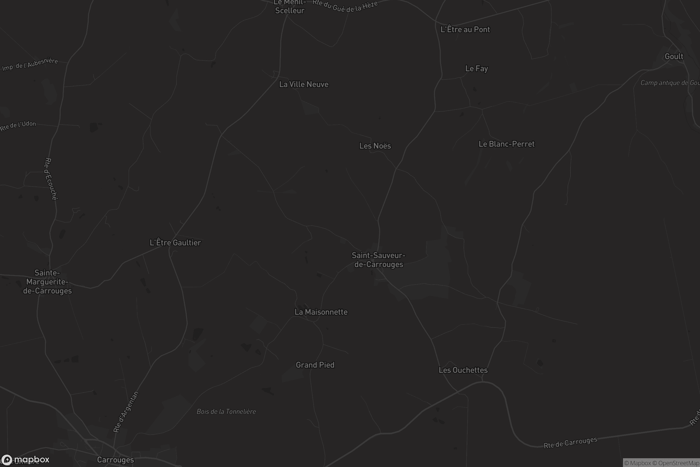 Carte de Saint-Sauveur-de-Carrouges