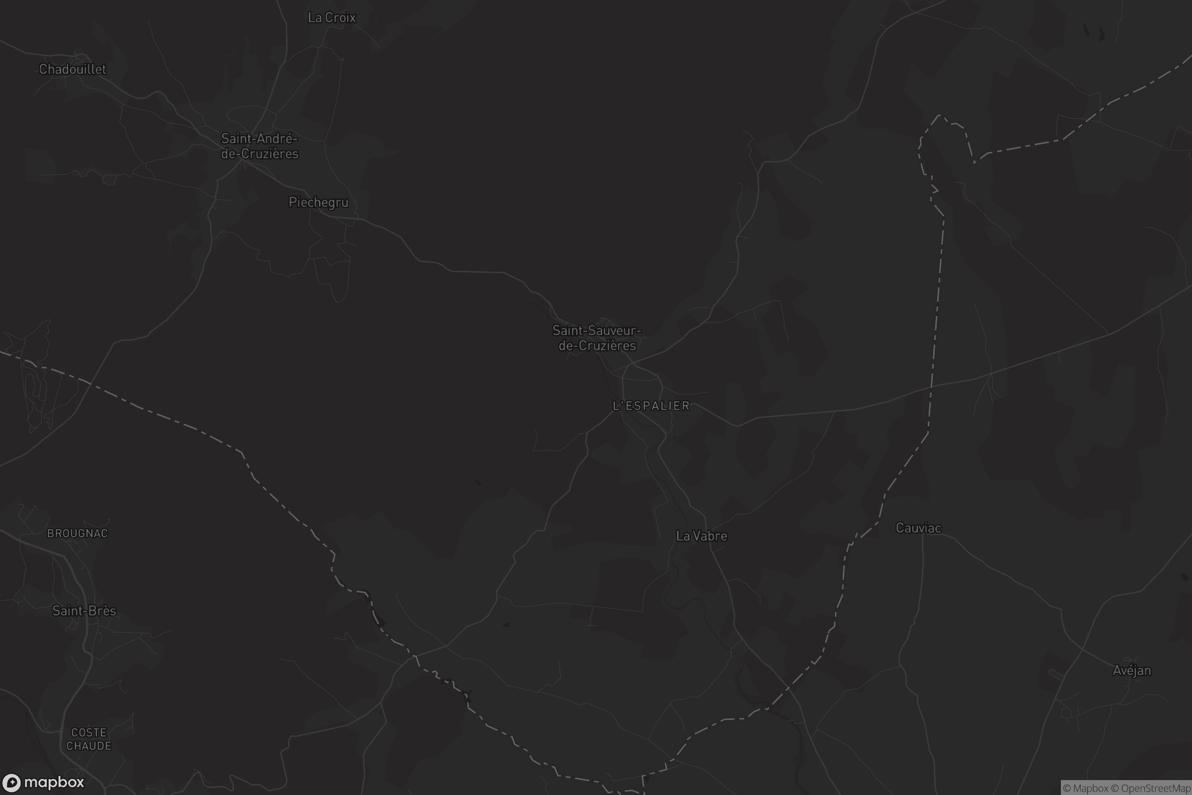 Carte de Saint-Sauveur-de-Cruzières