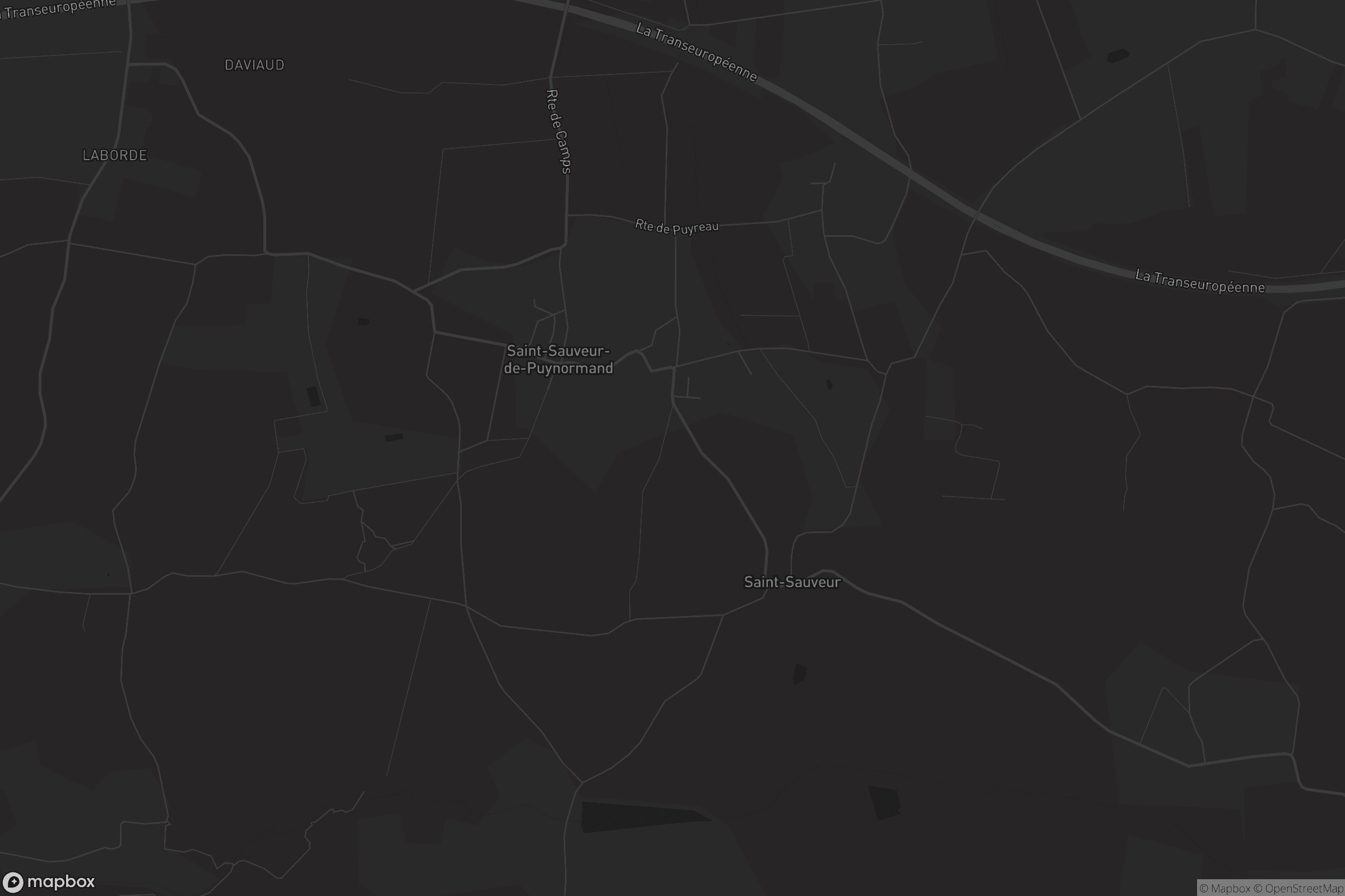 Carte de Saint-Sauveur-de-Puynormand