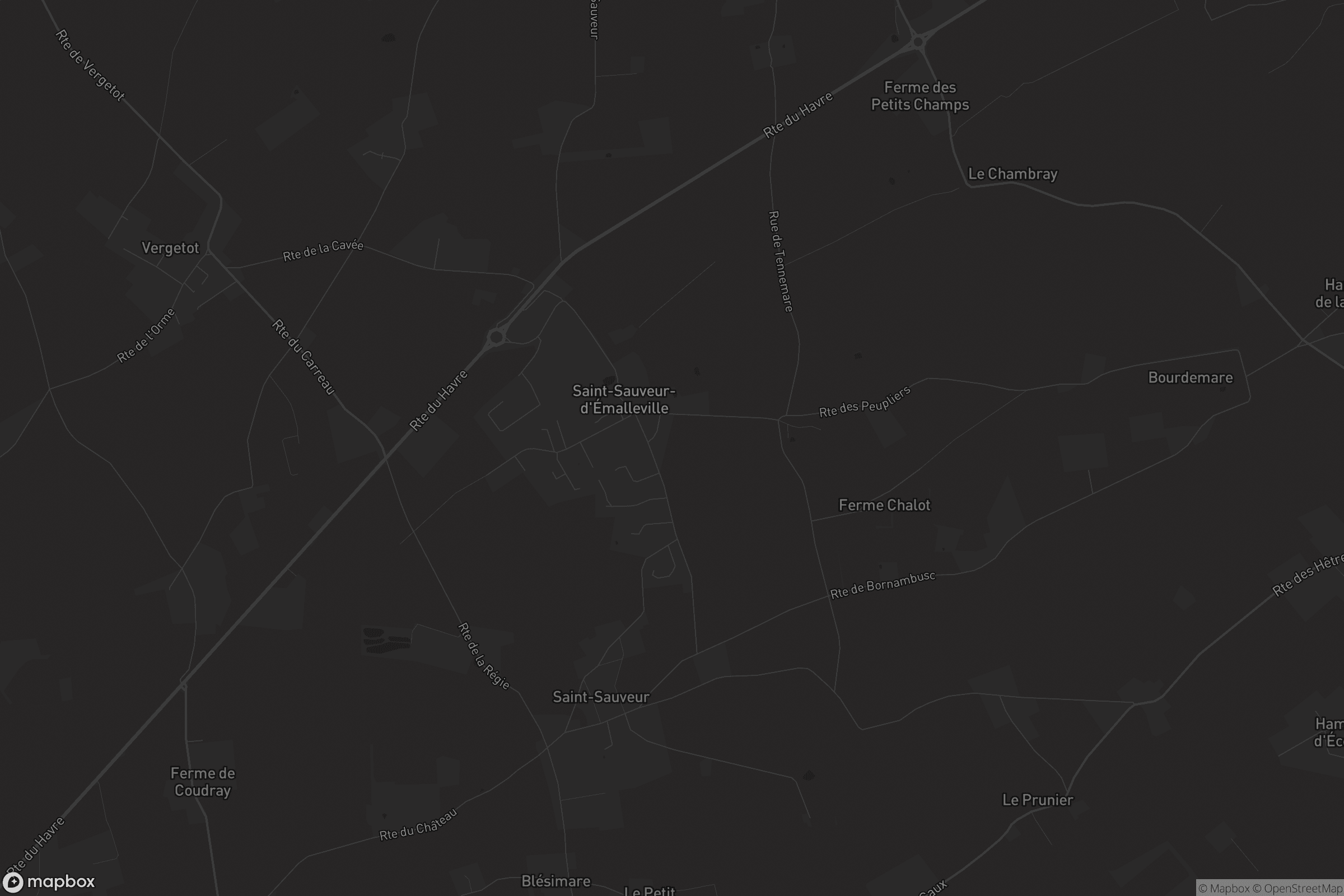 Carte de Saint-Sauveur-d'Émalleville