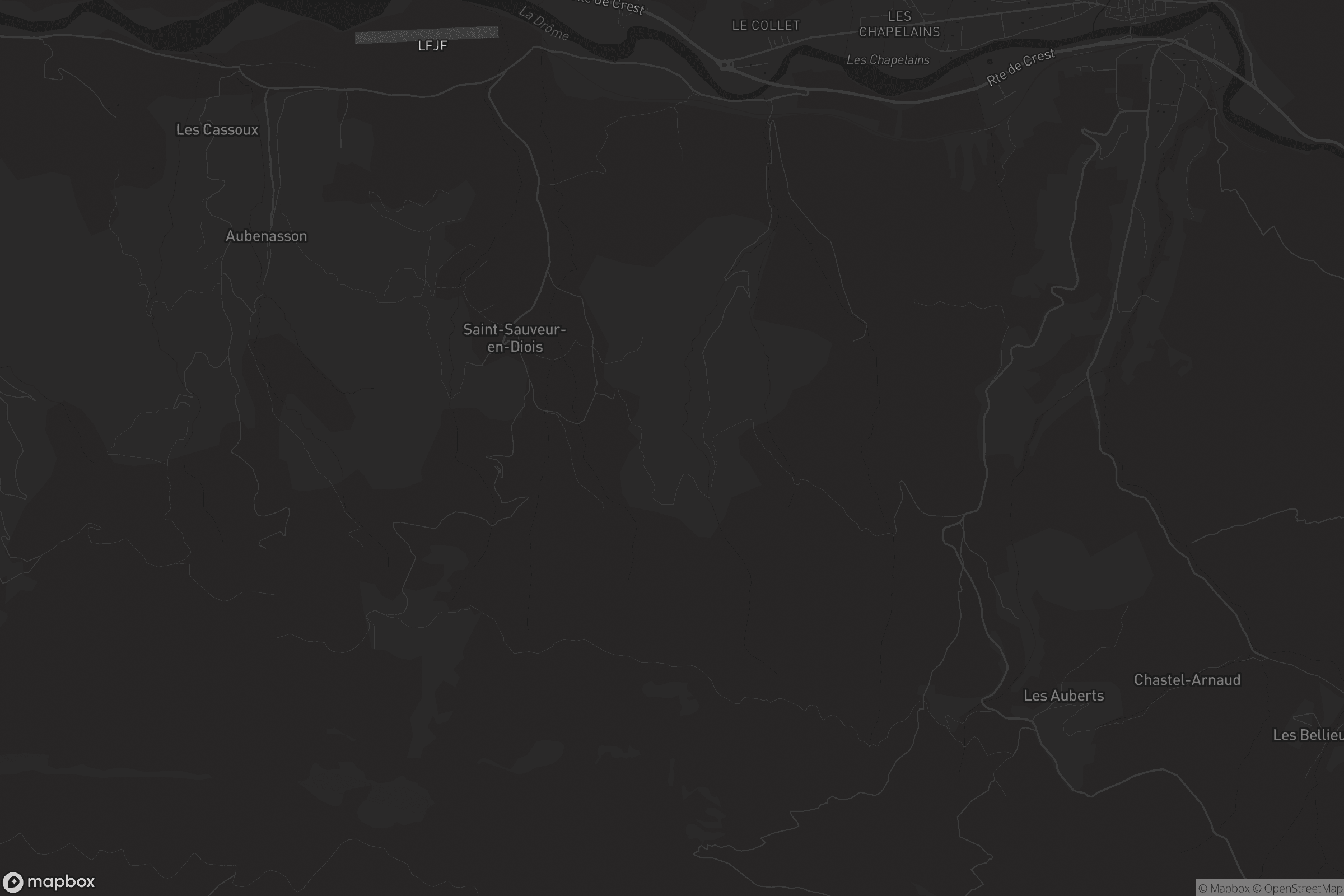 Carte de Saint-Sauveur-en-Diois