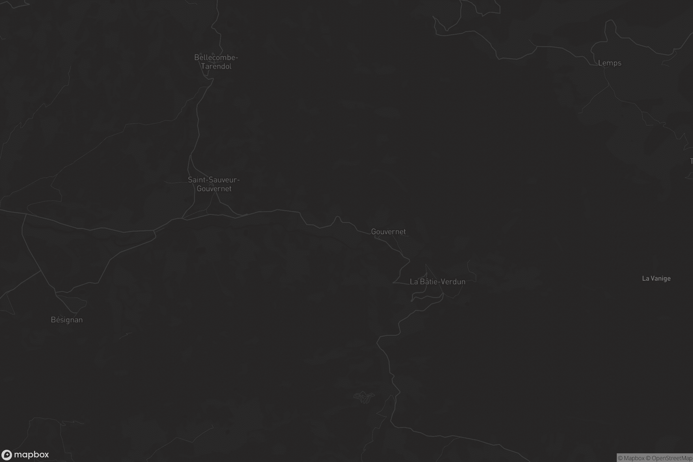 Carte de Saint-Sauveur-Gouvernet