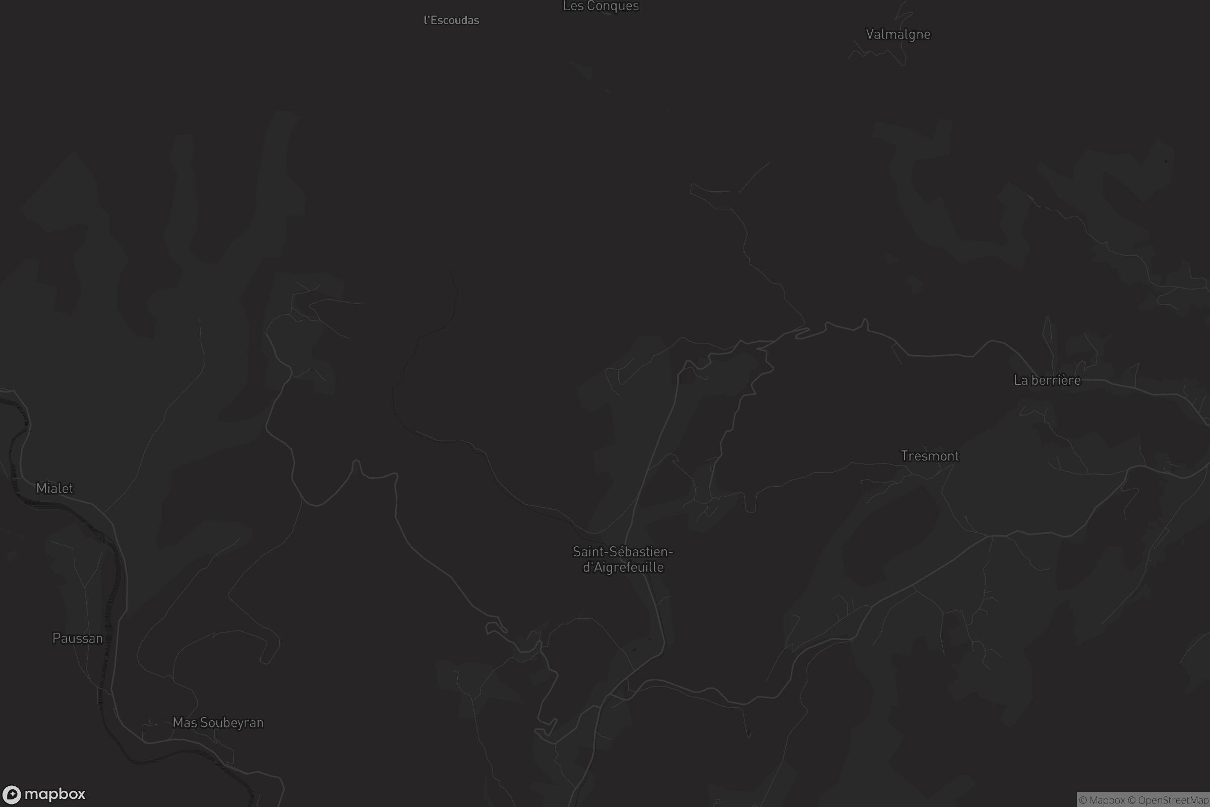 Carte de Saint-Sébastien-d'Aigrefeuille