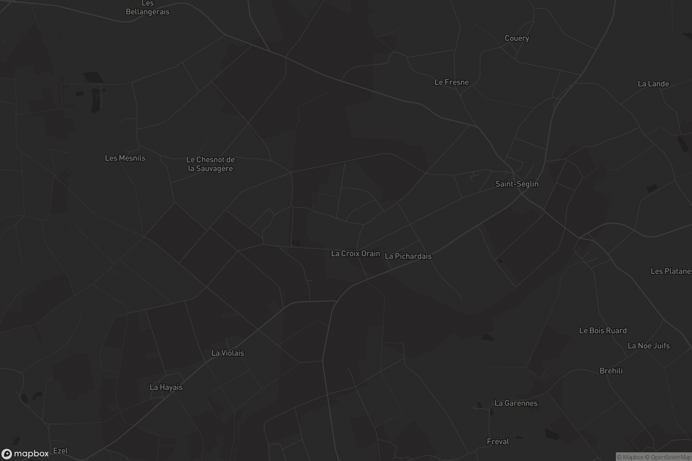 Carte de Saint-Séglin