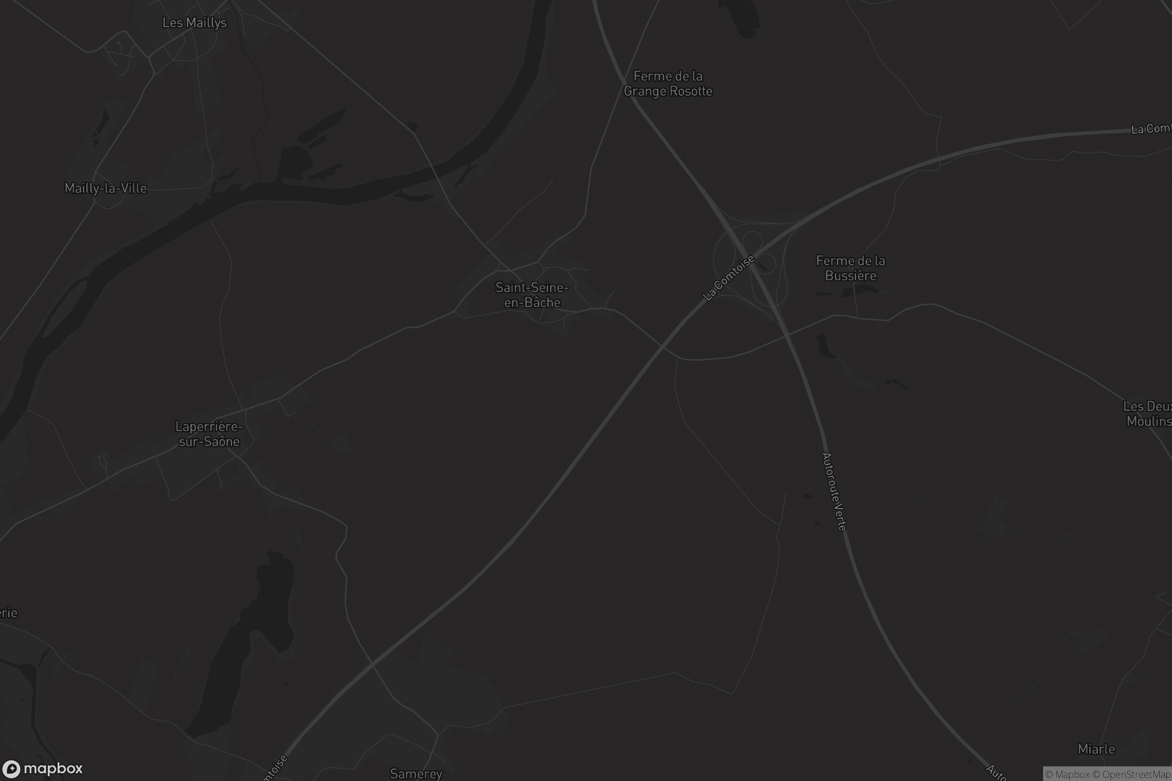 Carte de Saint-Seine-en-Bâche