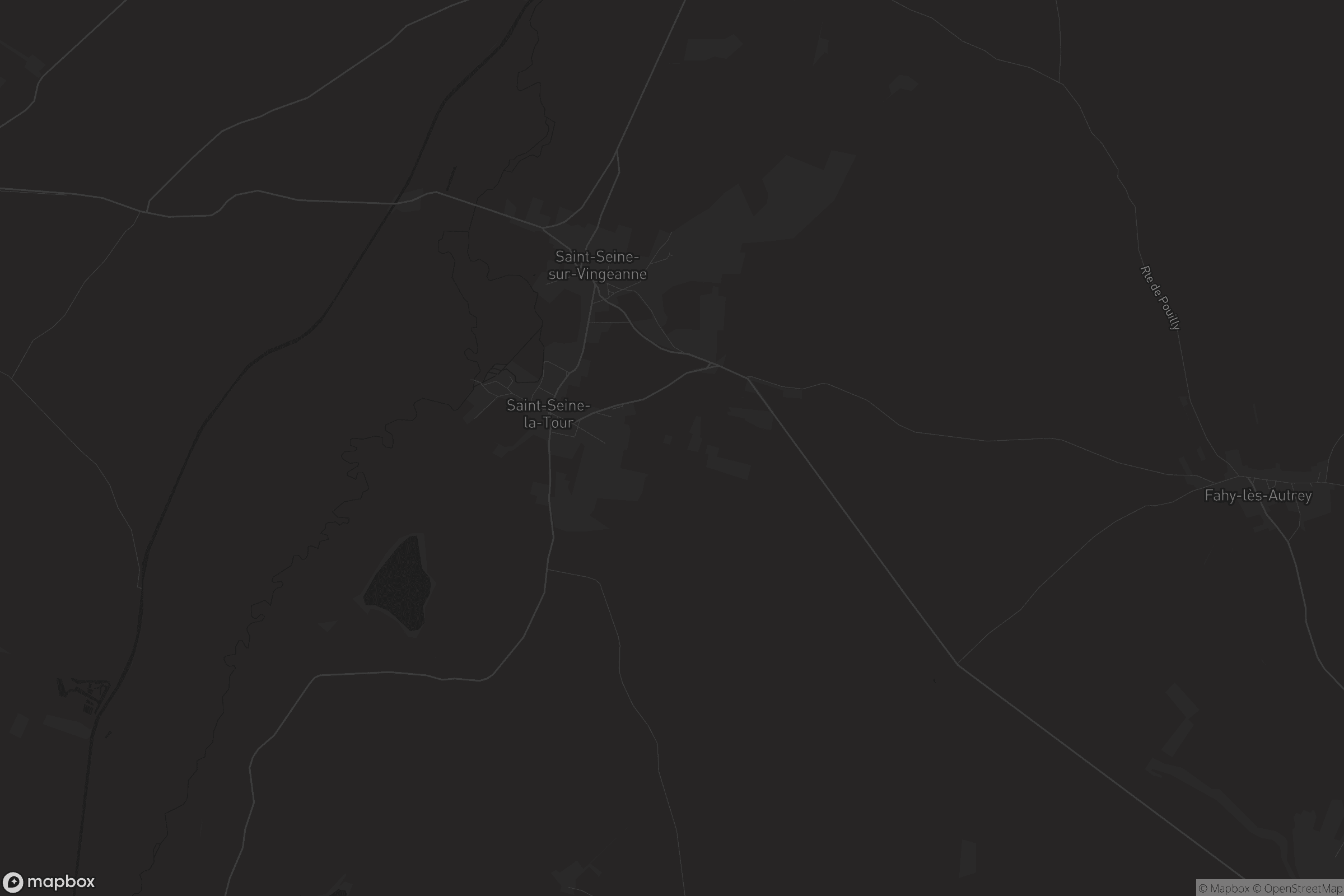 Carte de Saint-Seine-sur-Vingeanne