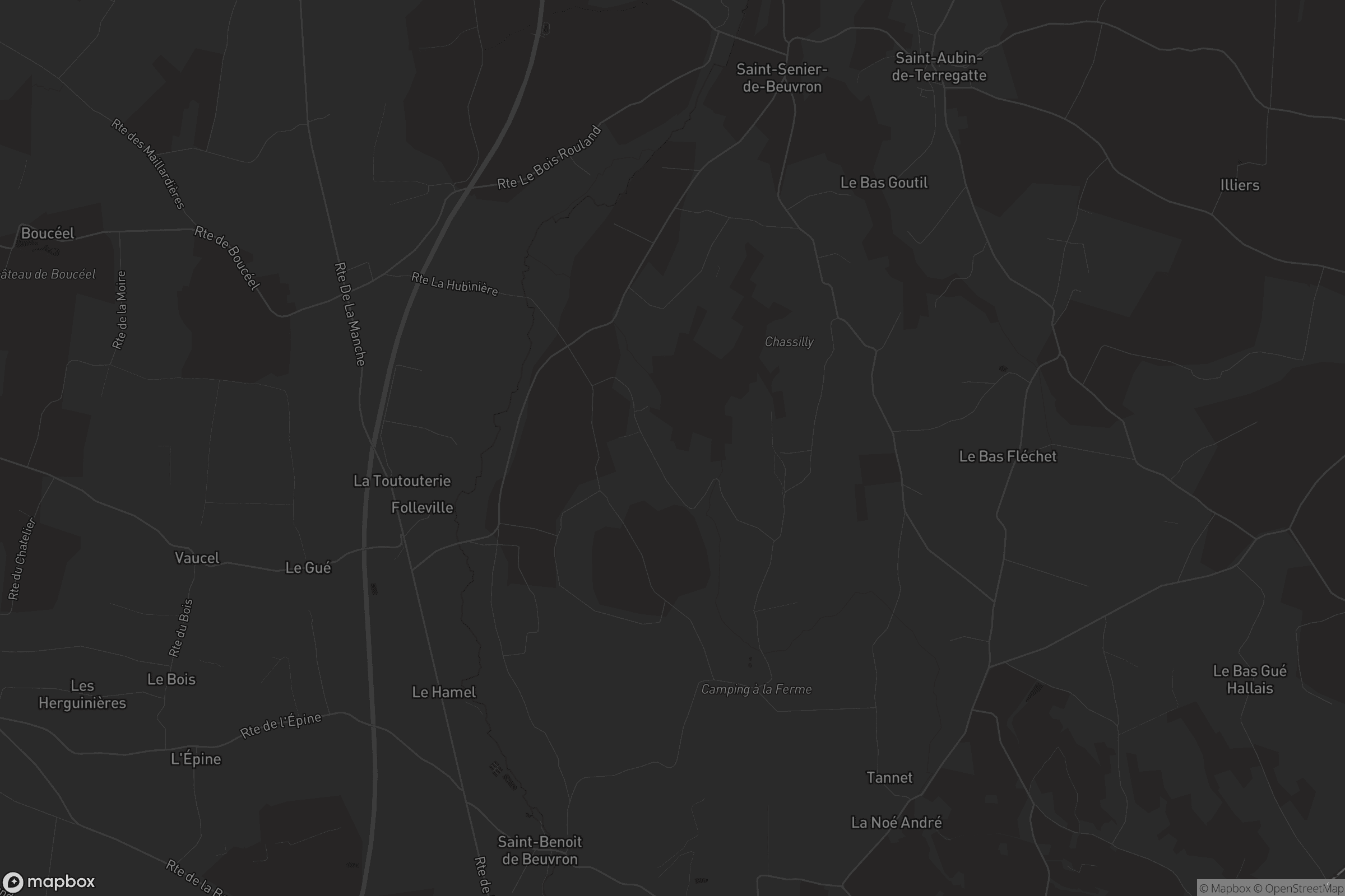 Carte de Saint-Senier-de-Beuvron