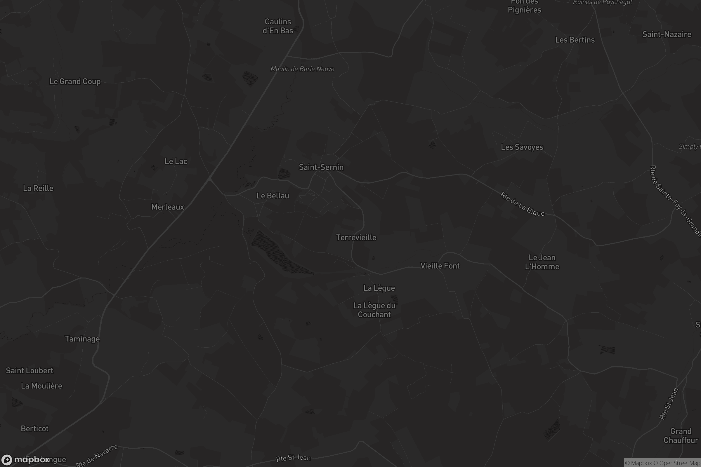 Carte de Saint-Sernin