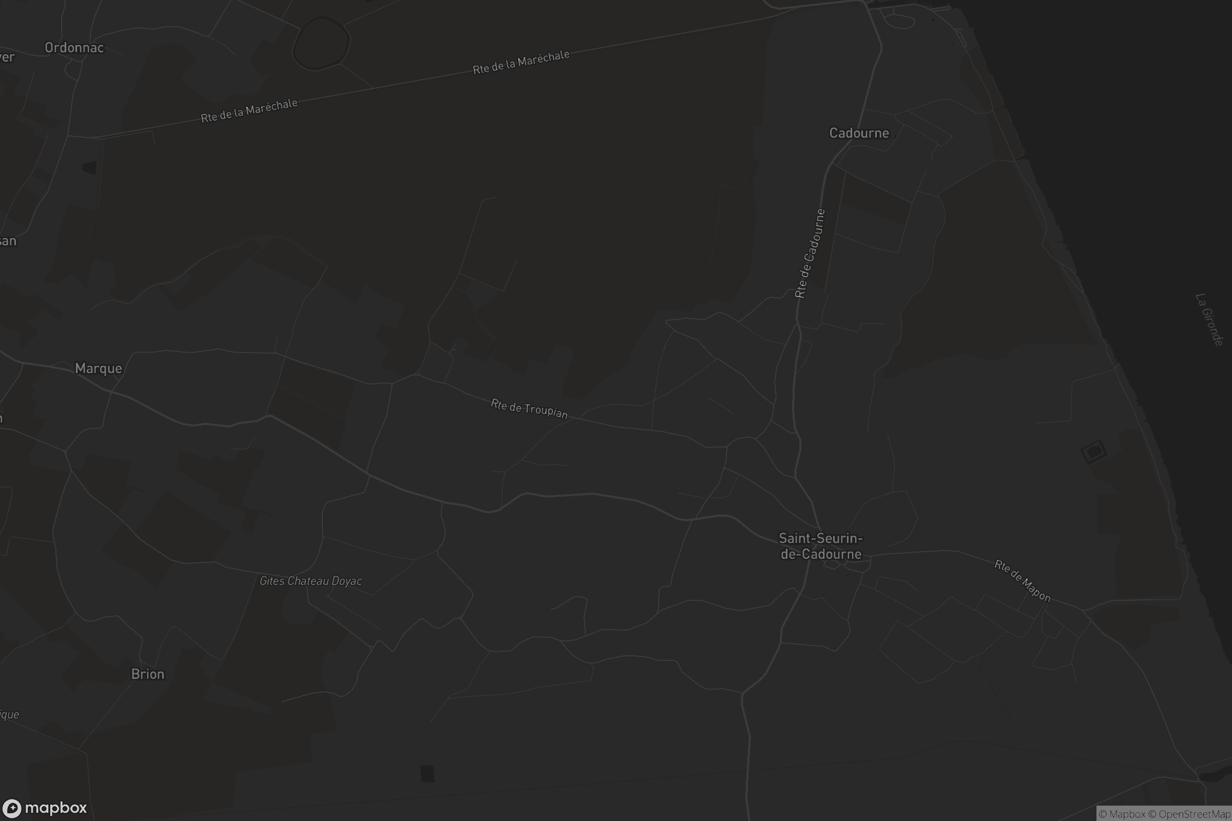 Carte de Saint-Seurin-de-Cadourne