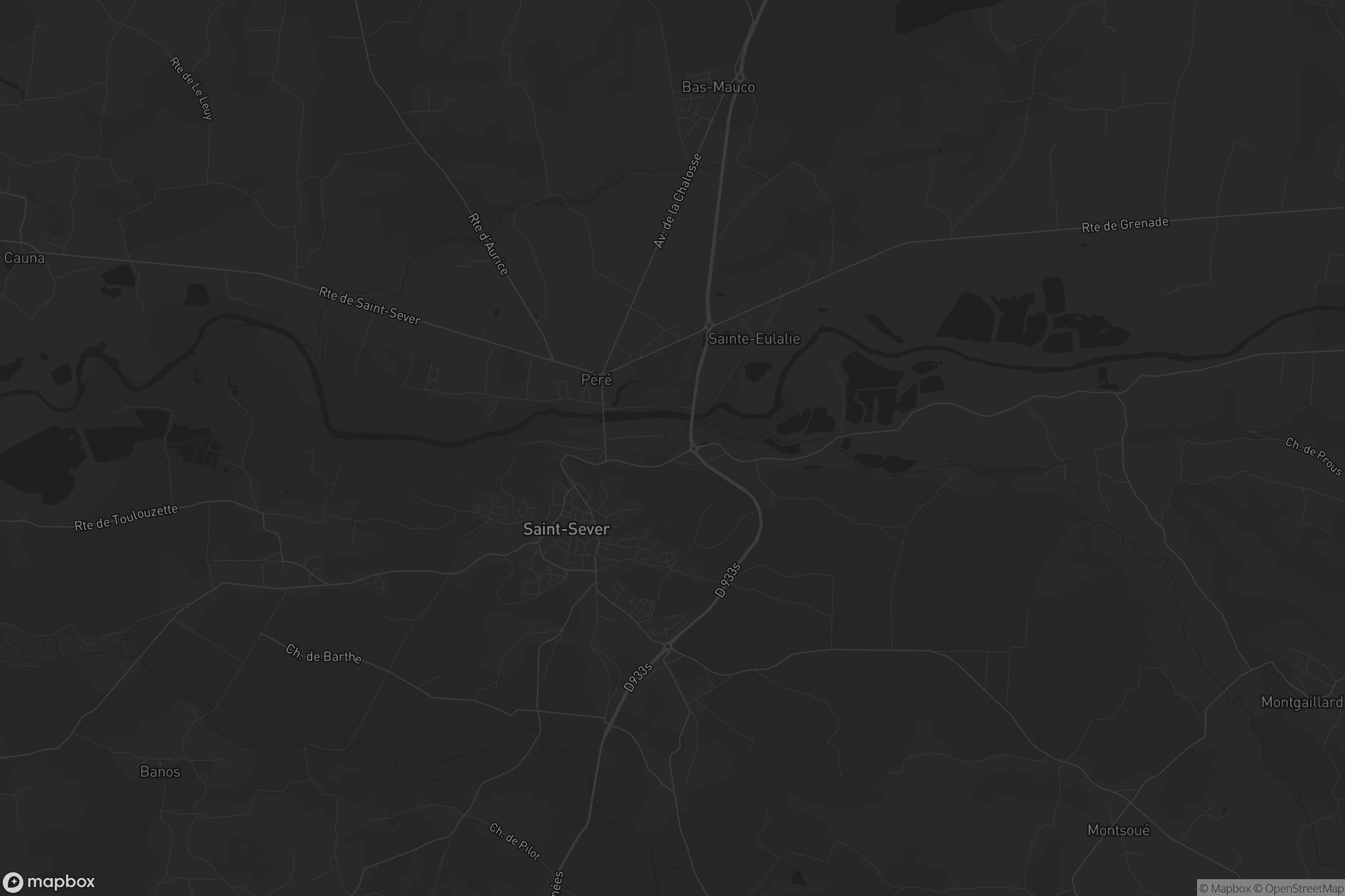 Carte de Saint-Sever