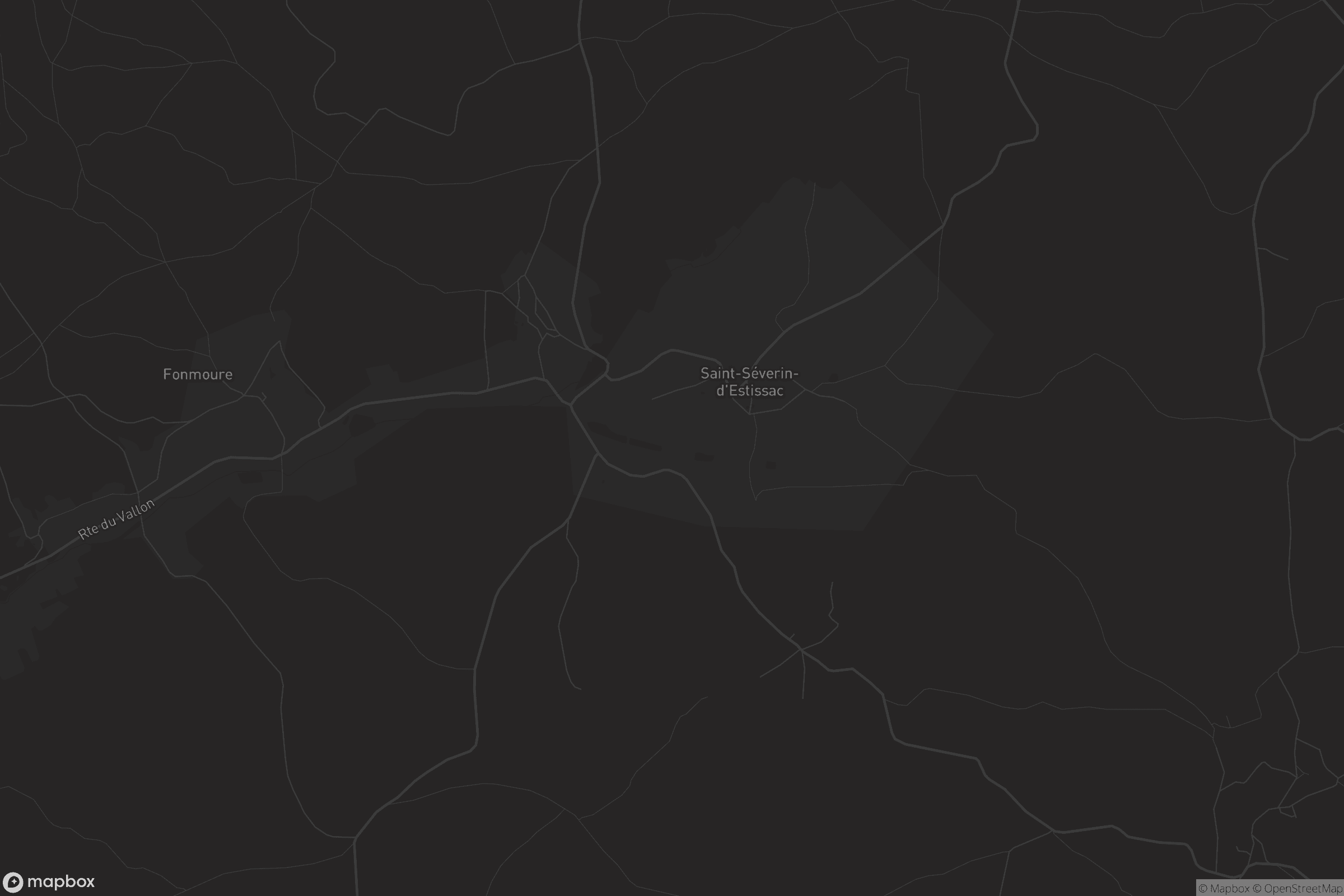 Carte de Saint-Séverin-d'Estissac