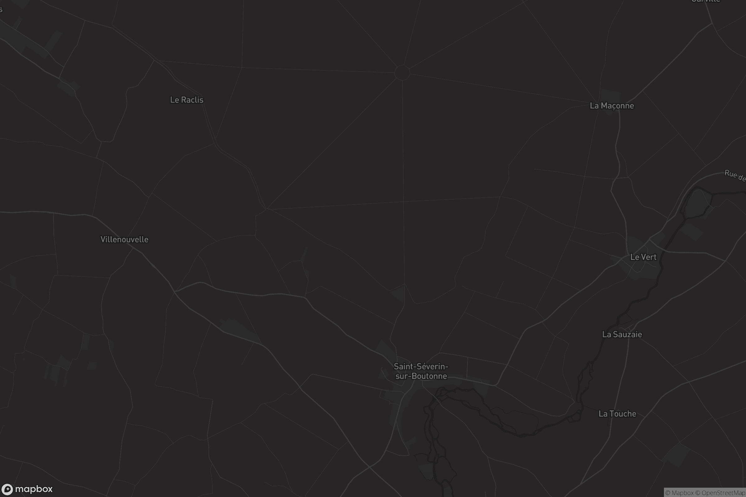 Carte de Saint-Séverin-sur-Boutonne