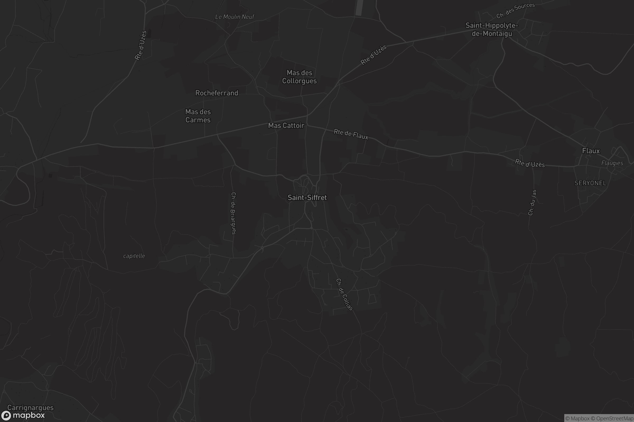 Carte de Saint-Siffret