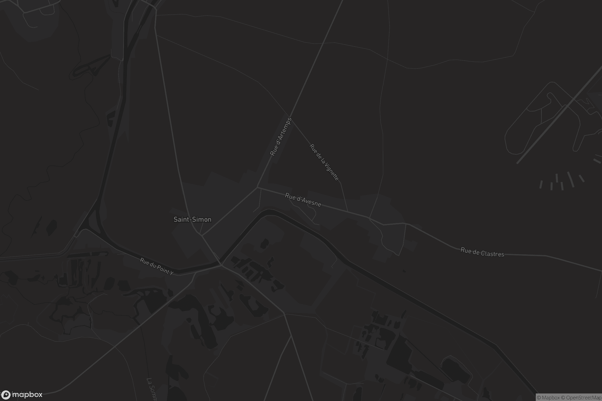 Carte de Saint-Simon