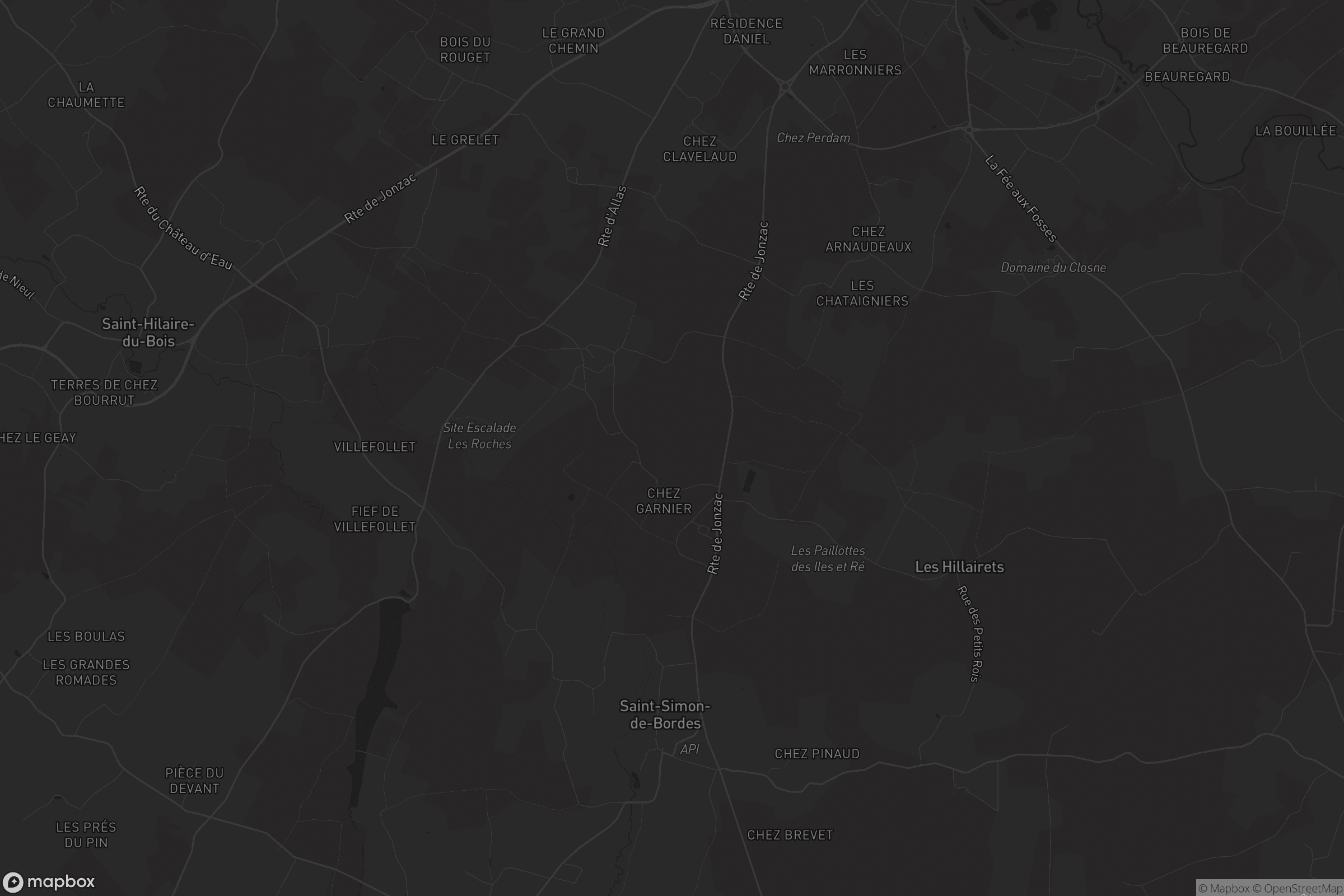 Carte de Saint-Simon-de-Bordes