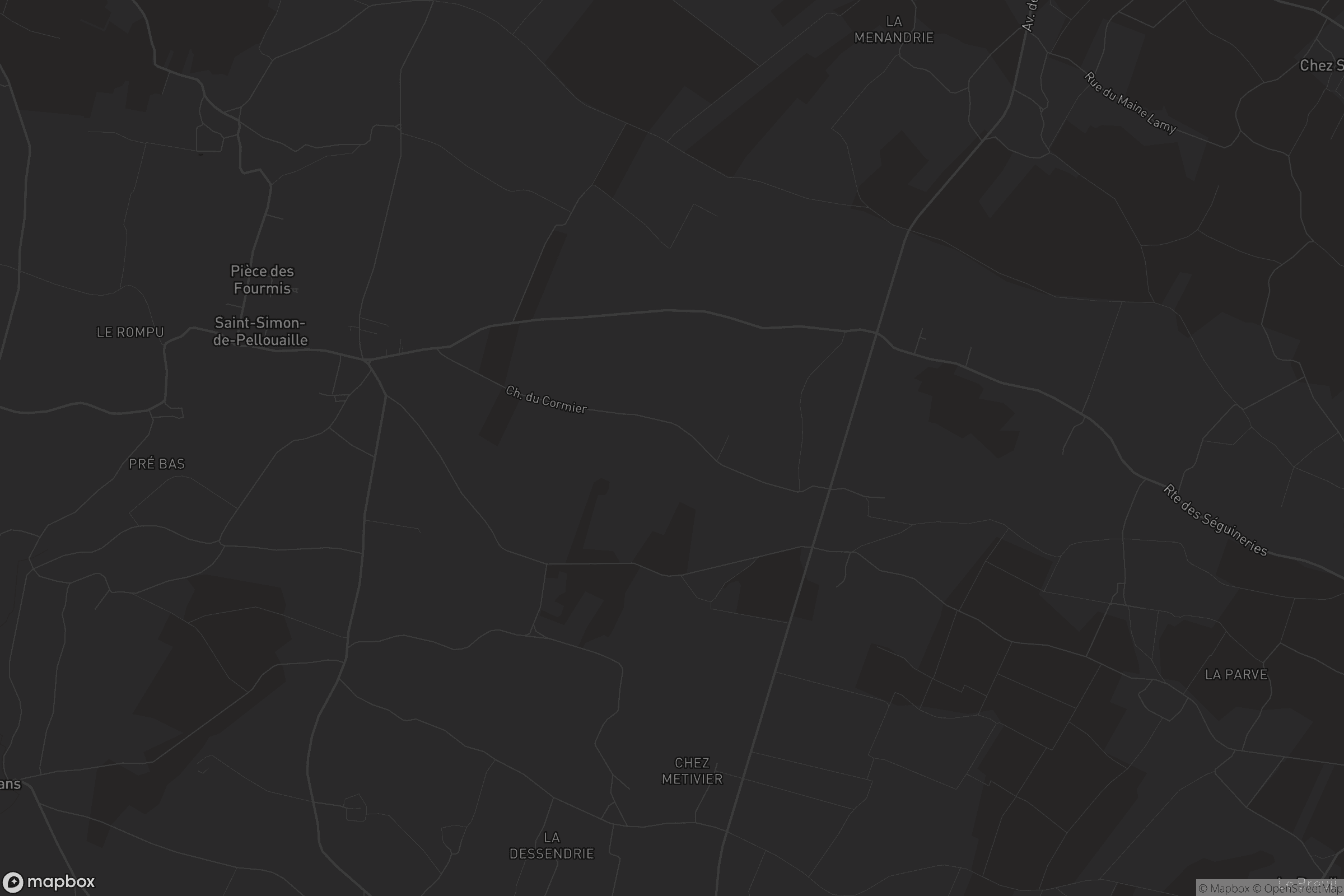 Carte de Saint-Simon-de-Pellouaille