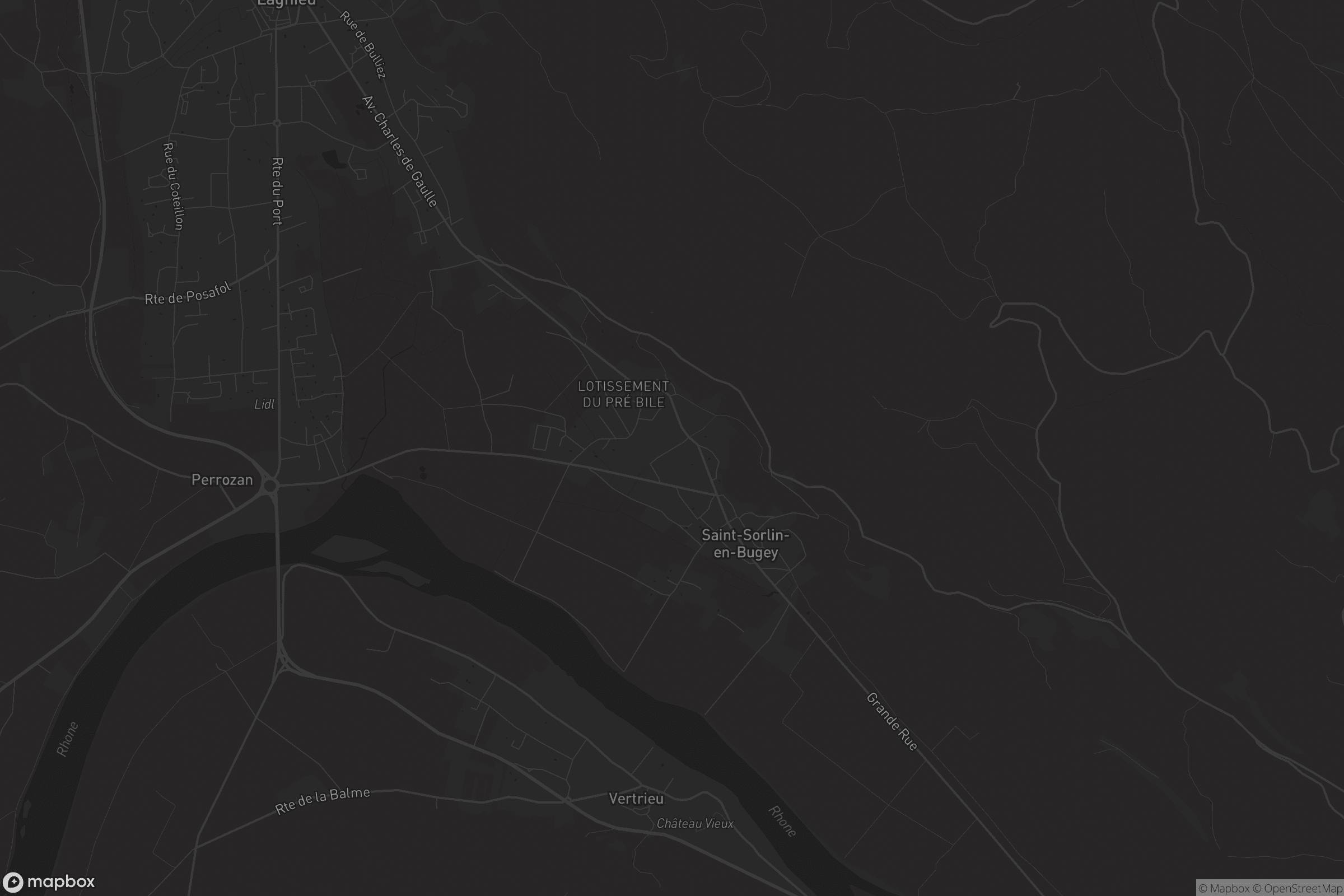 Carte de Saint-Sorlin-en-Bugey