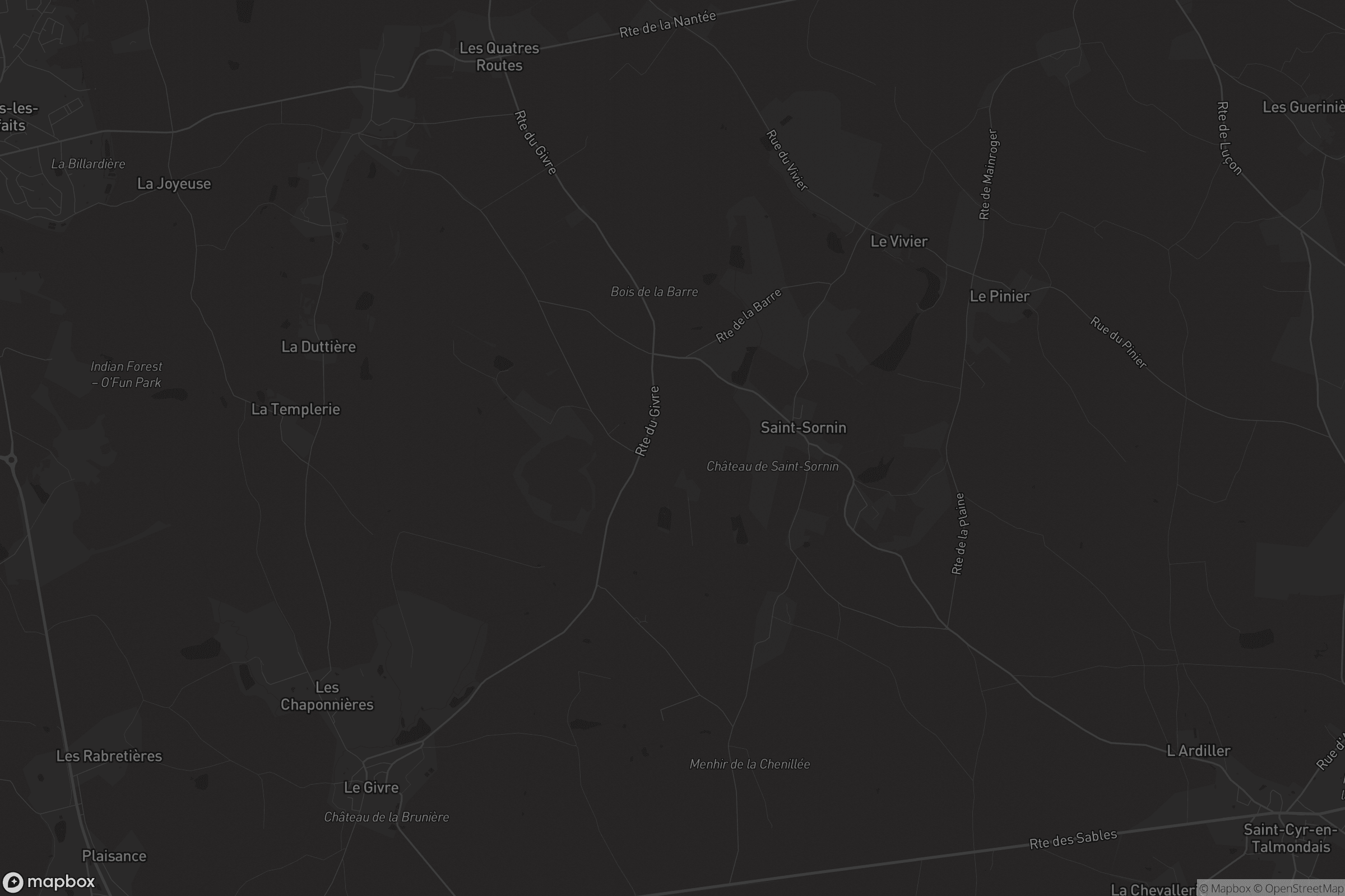 Carte de Saint-Sornin
