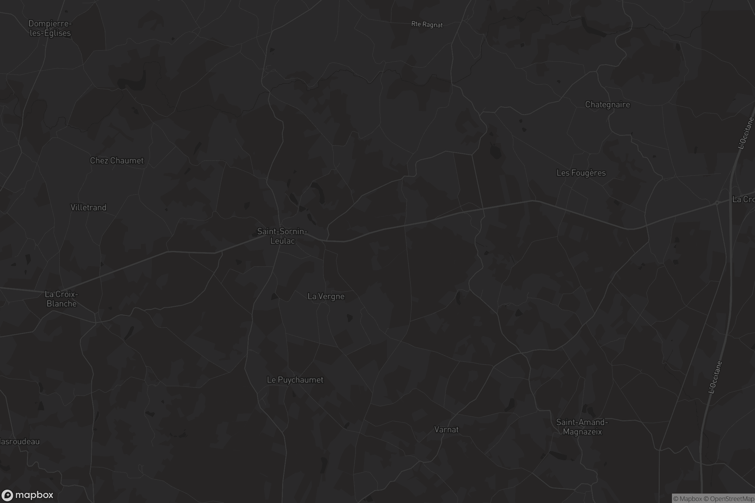 Carte de Saint-Sornin-Leulac