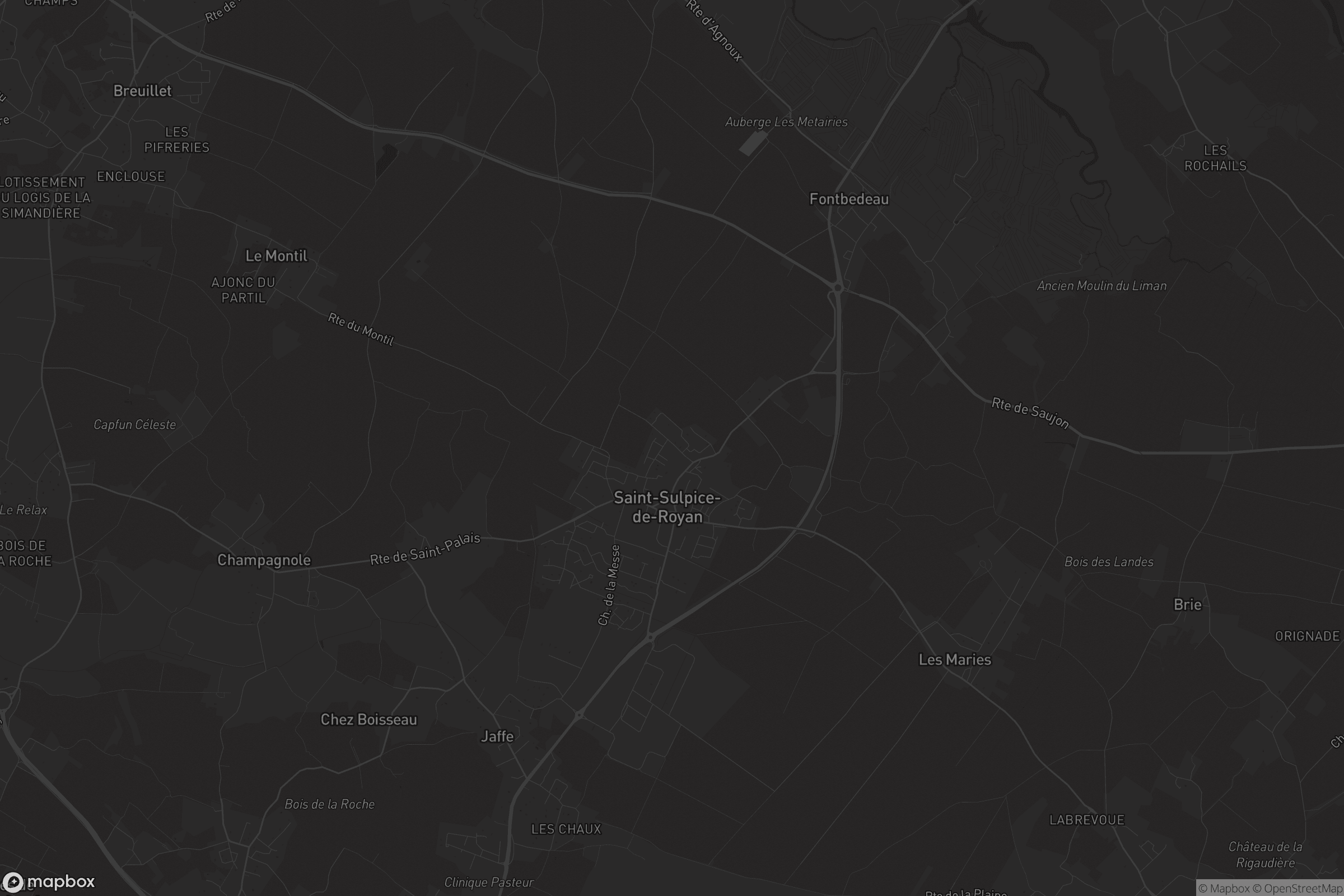 Carte de Saint-Sulpice-de-Royan